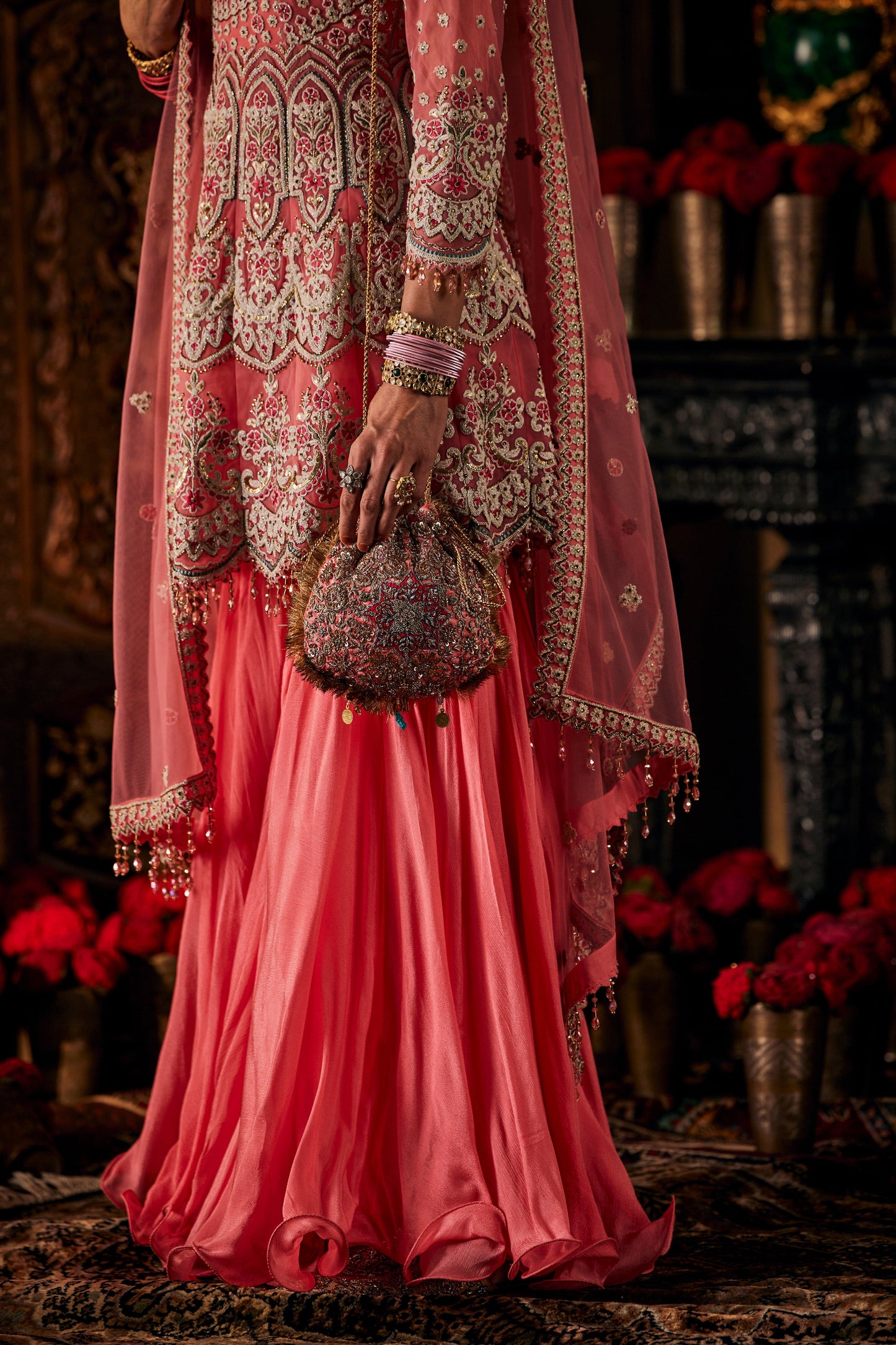 Pink Tulle Sharara