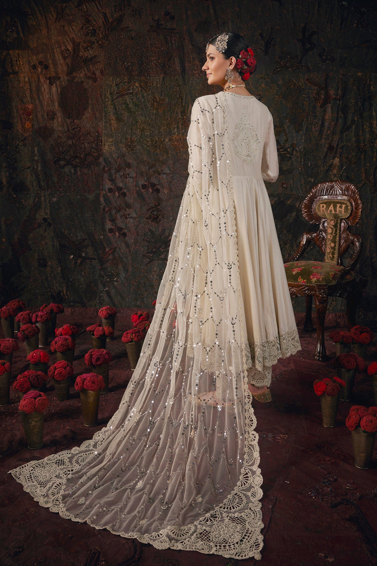 Pristine Ivory Kalidar Set