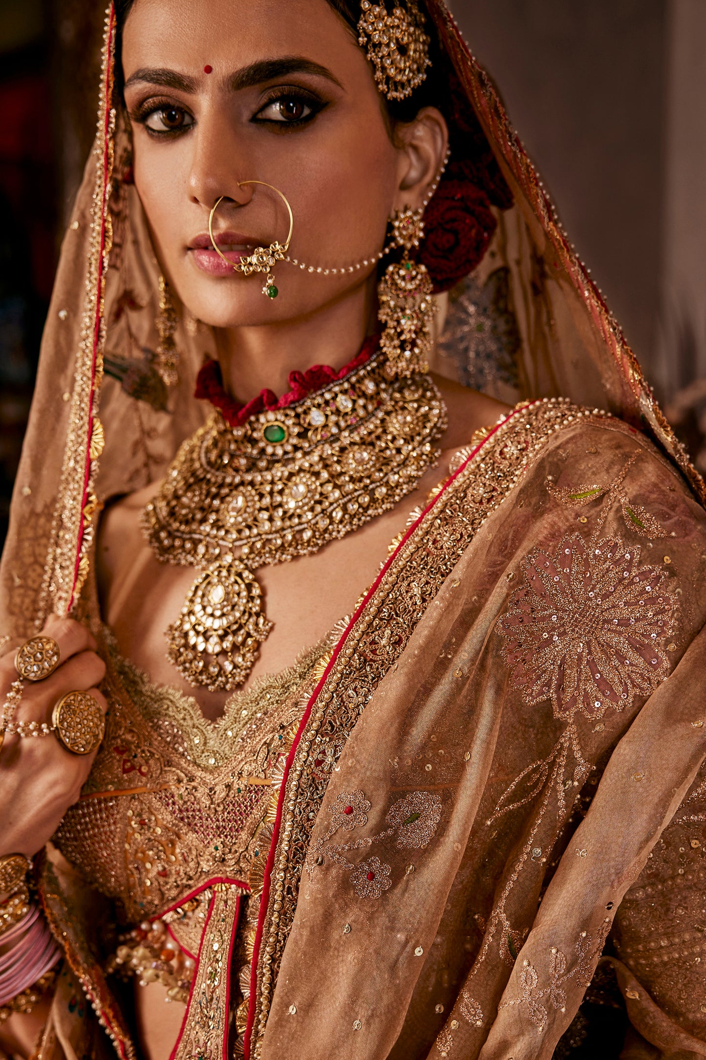 Earthy Gold Lehenga