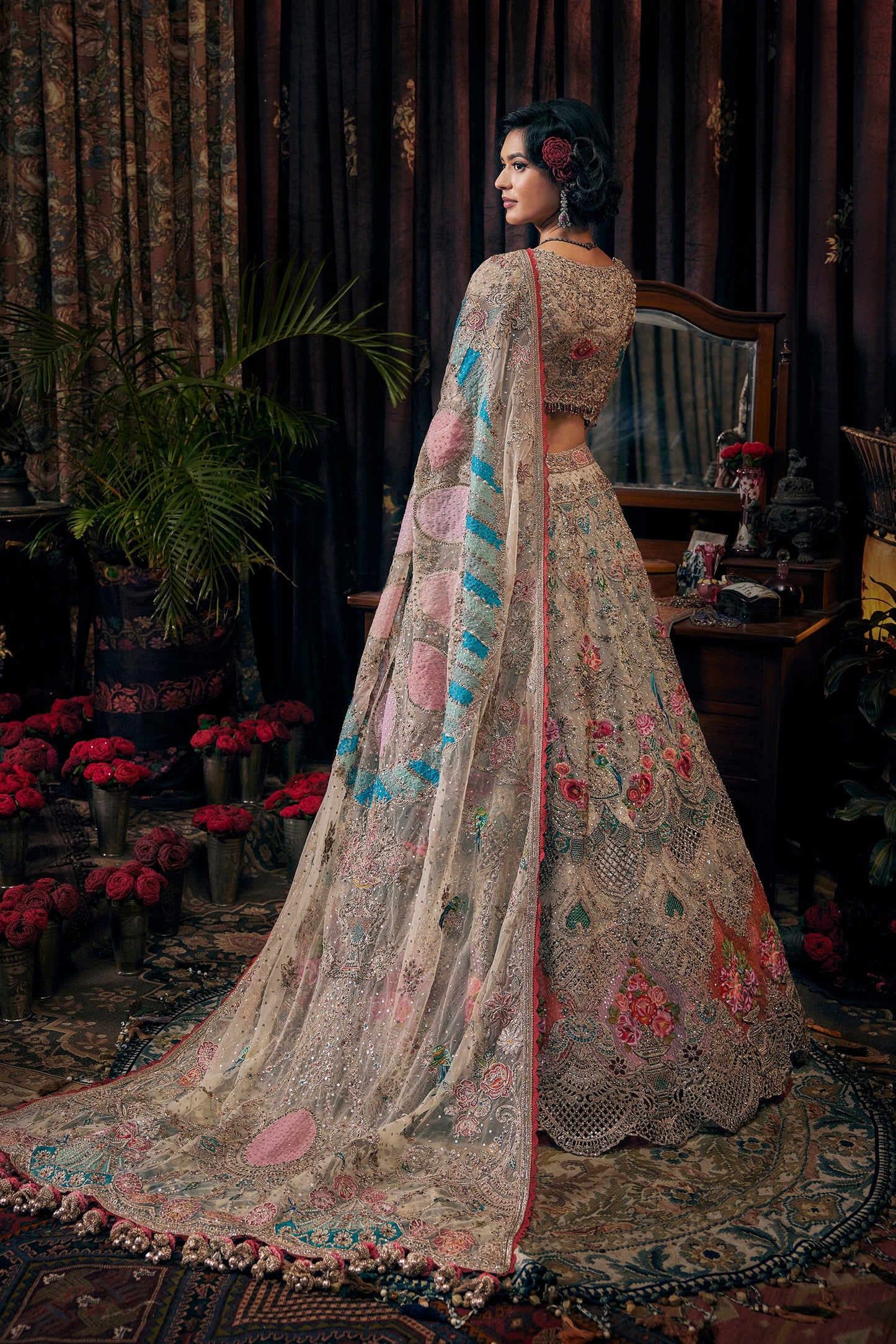 Pale Ivory Lehenga