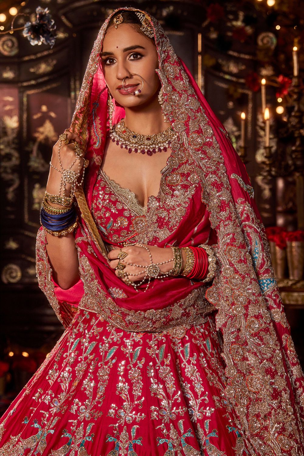 Pomegranate Cyprus  Lehenga Set