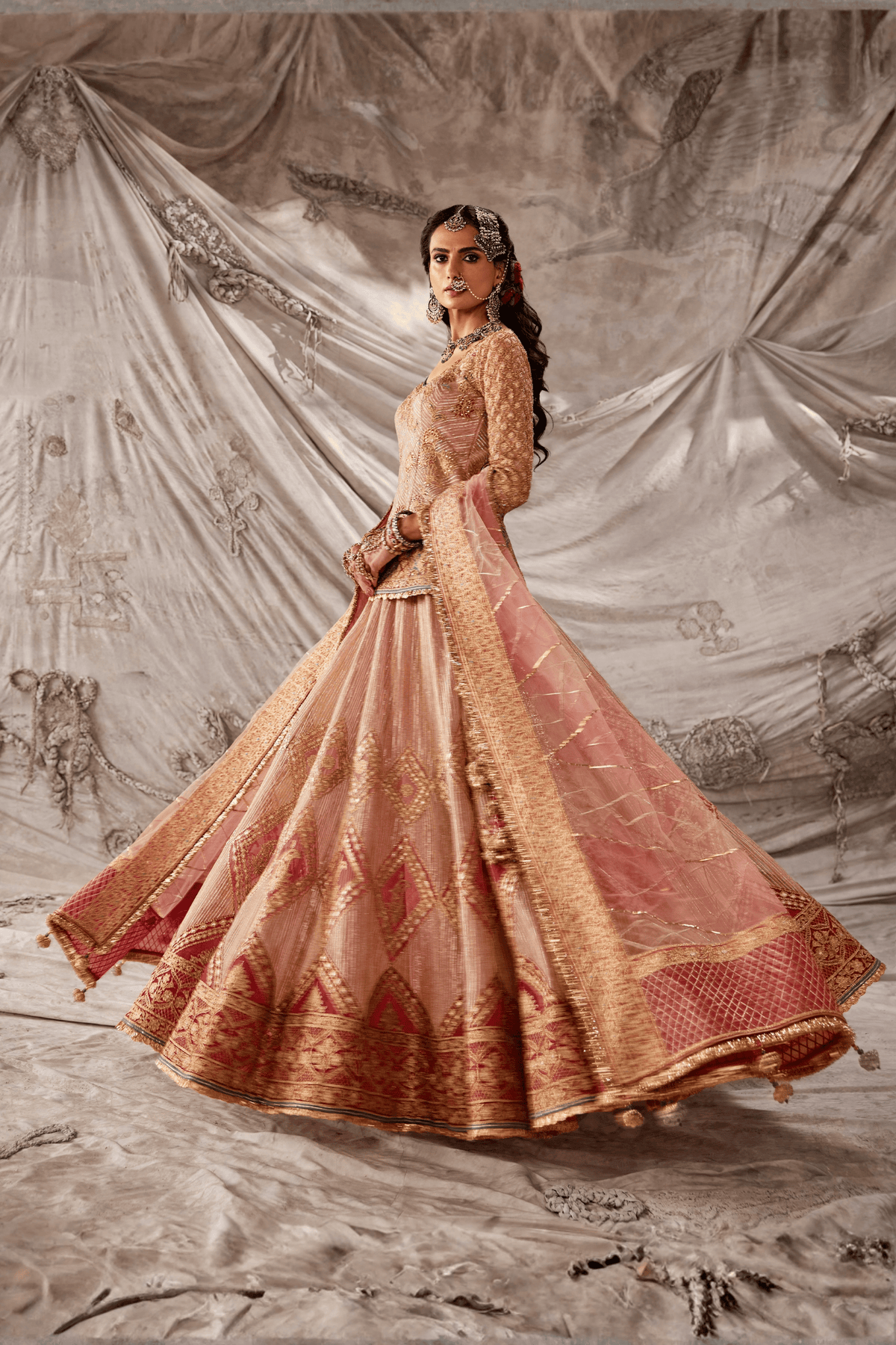 Earthy Pink Lehenga