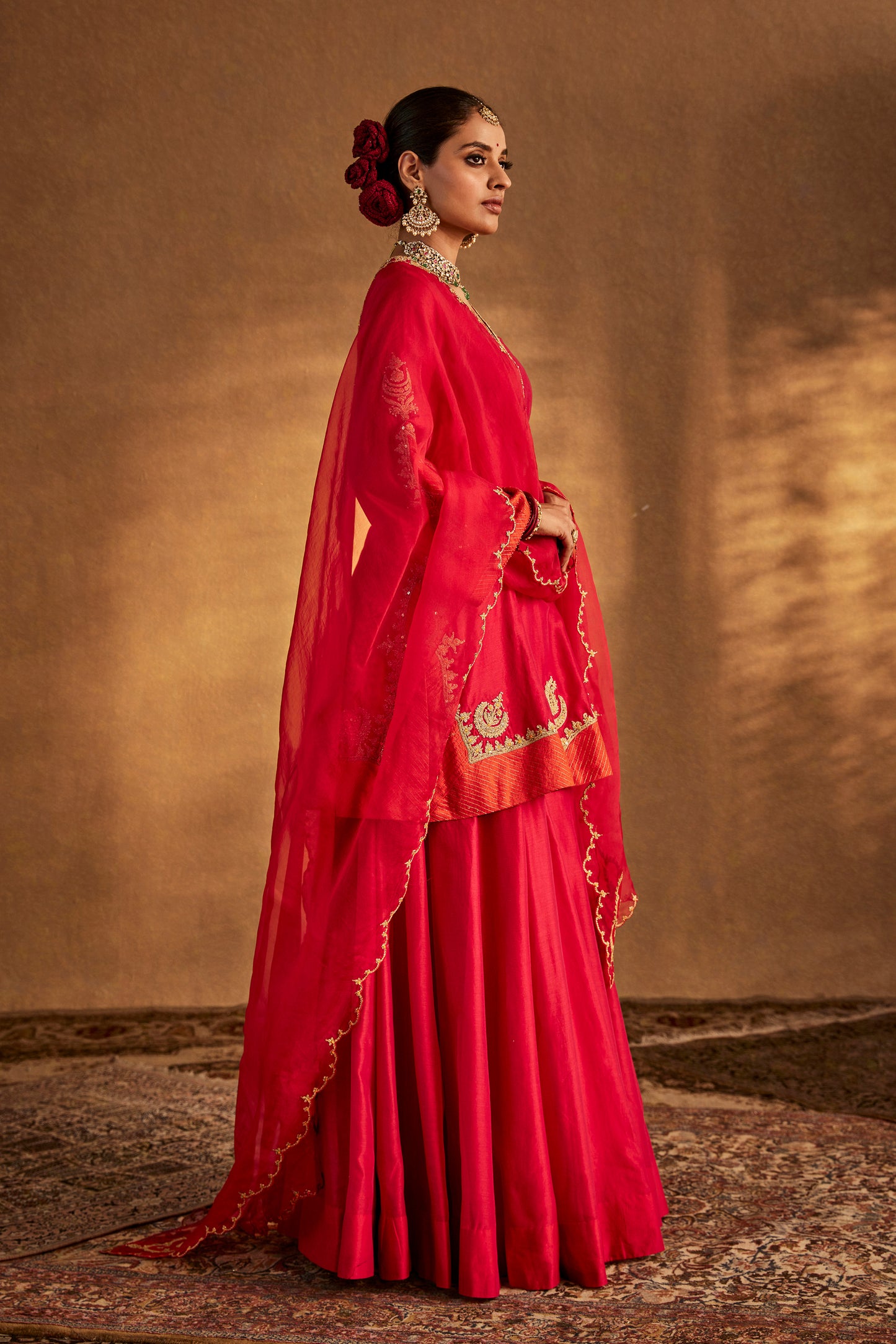 Rani Pink Sharara Set