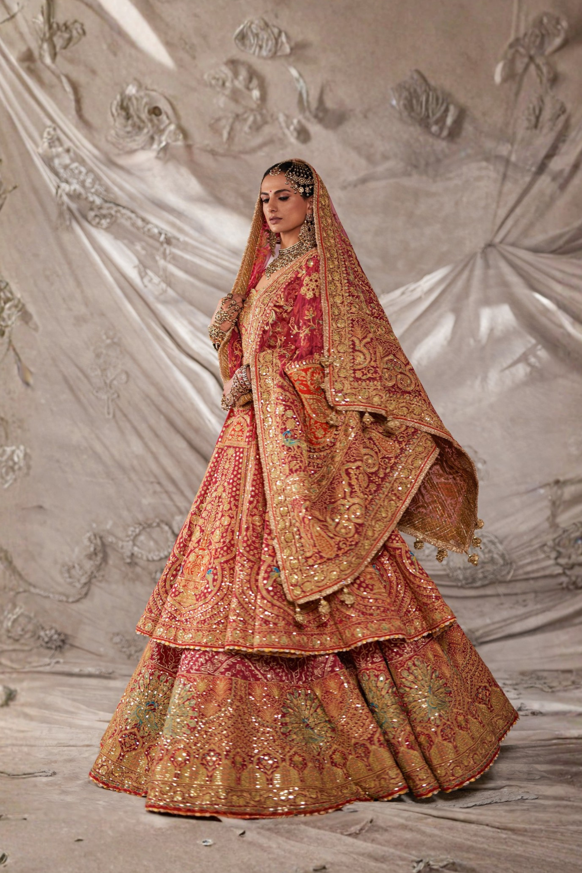 Deep Red Kalidar Set
