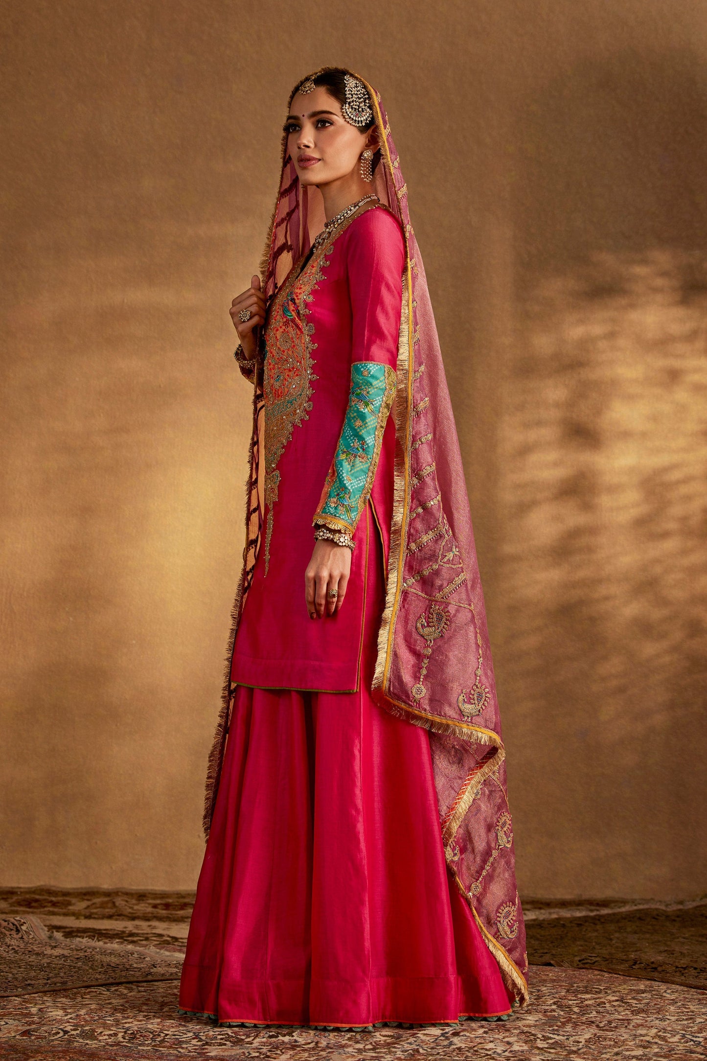 Rani Pink Sharara Set
