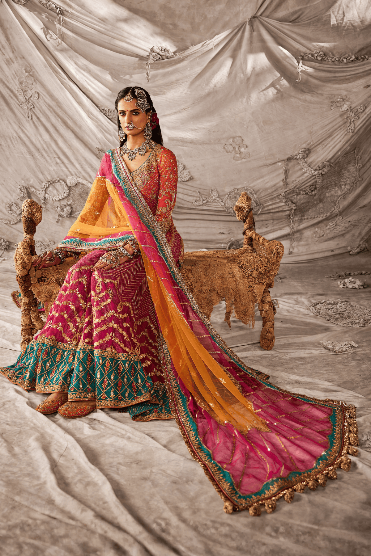 Orange Lehenga