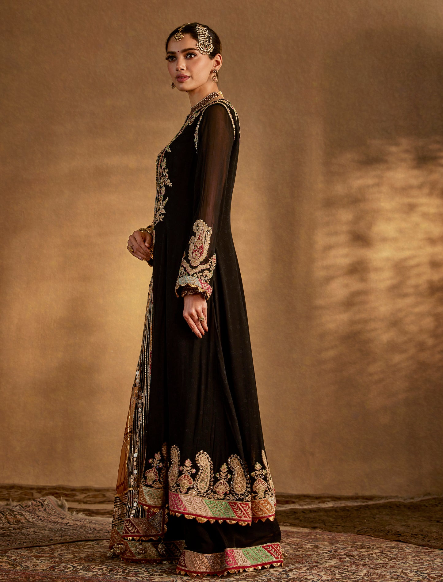 Inky Kurta-Sharara Set