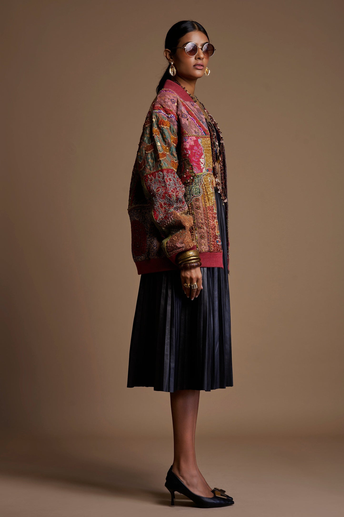 One of a Kind Ribbed Bomber Jacket