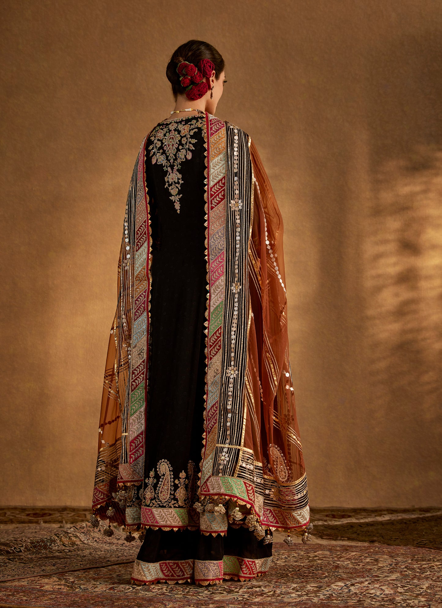 Inky Kurta-Sharara Set
