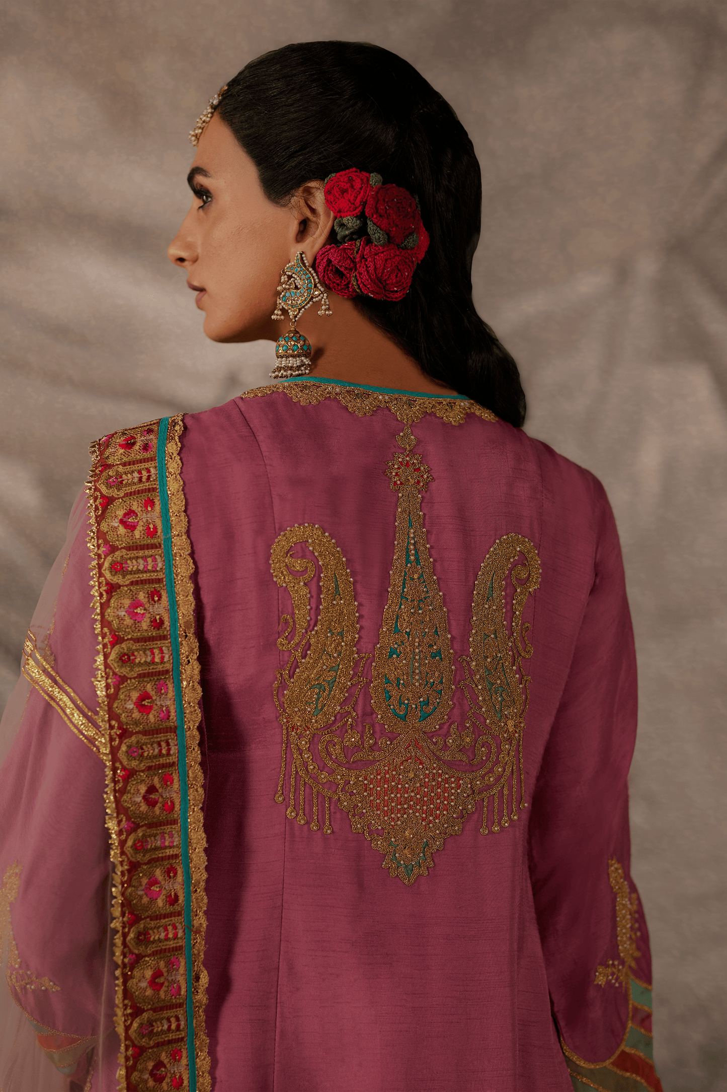 Vintage Pink Kurta Set