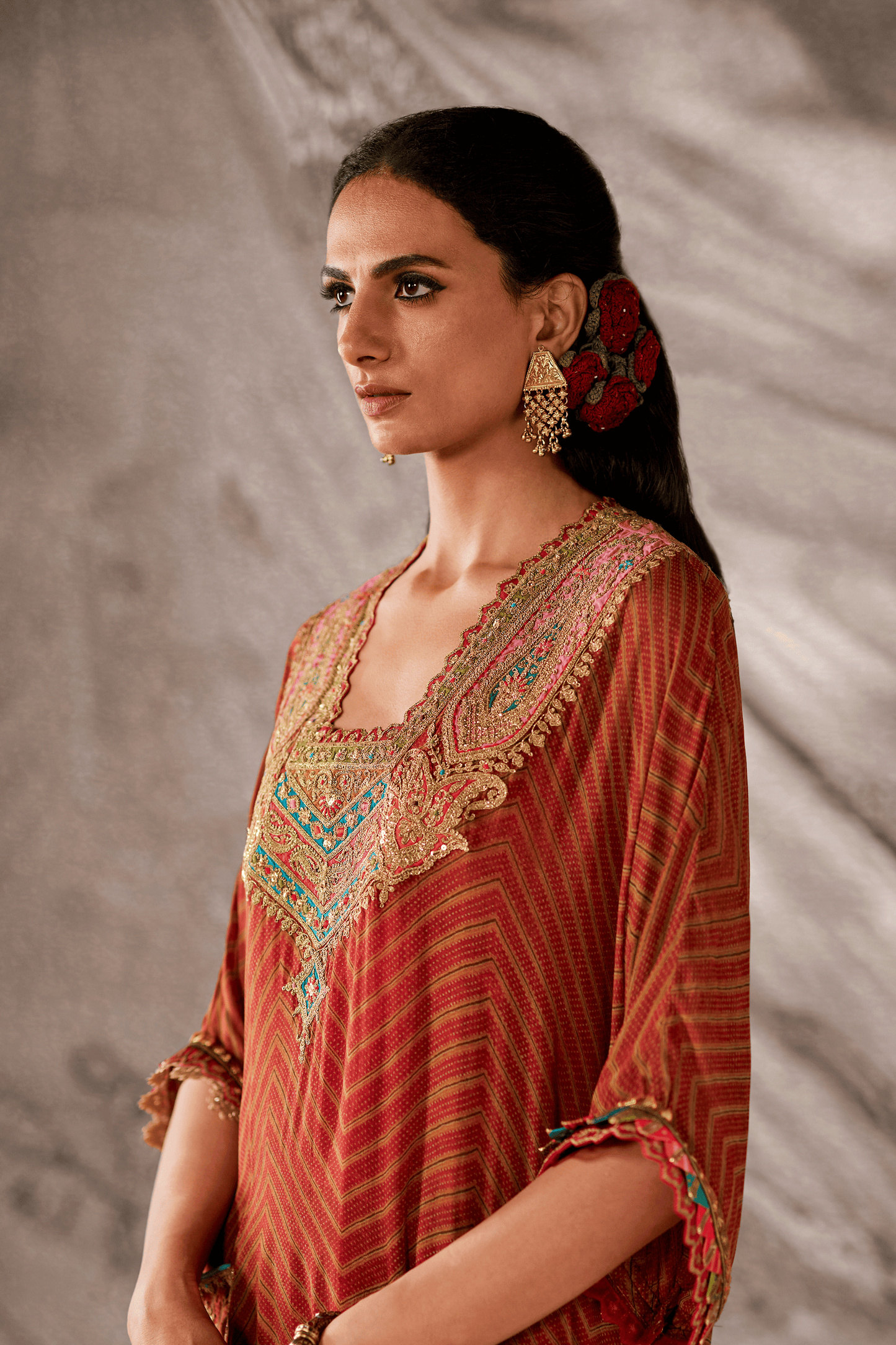 Rust Kaftan Set