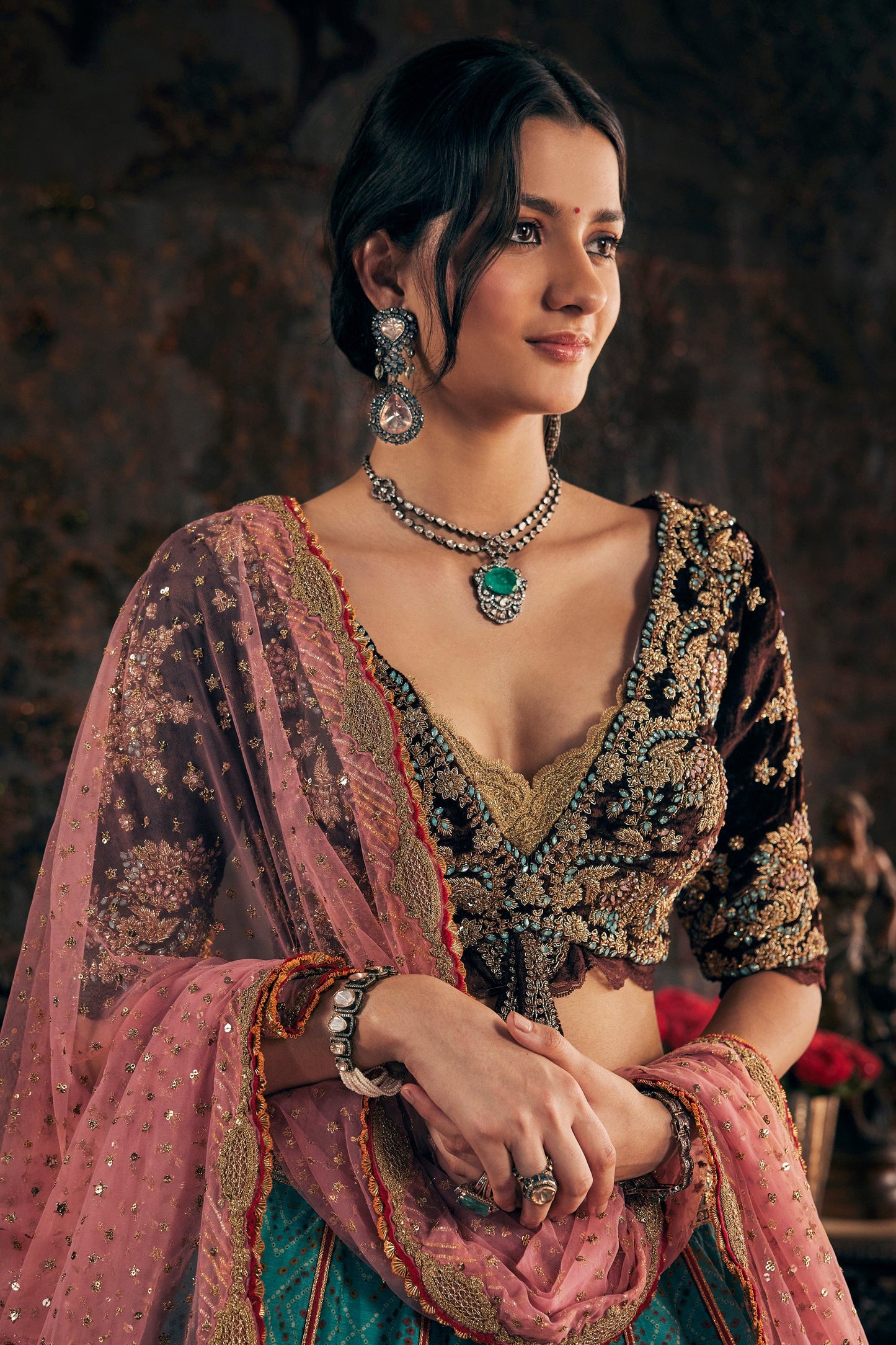 Turquoise Blue Lehenga