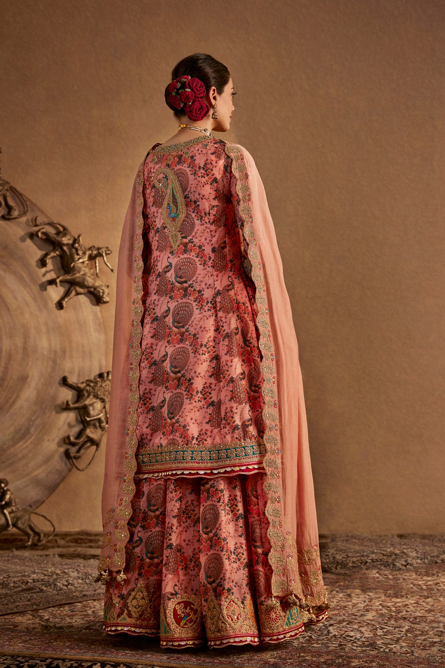 Blush Pink Sharara Set