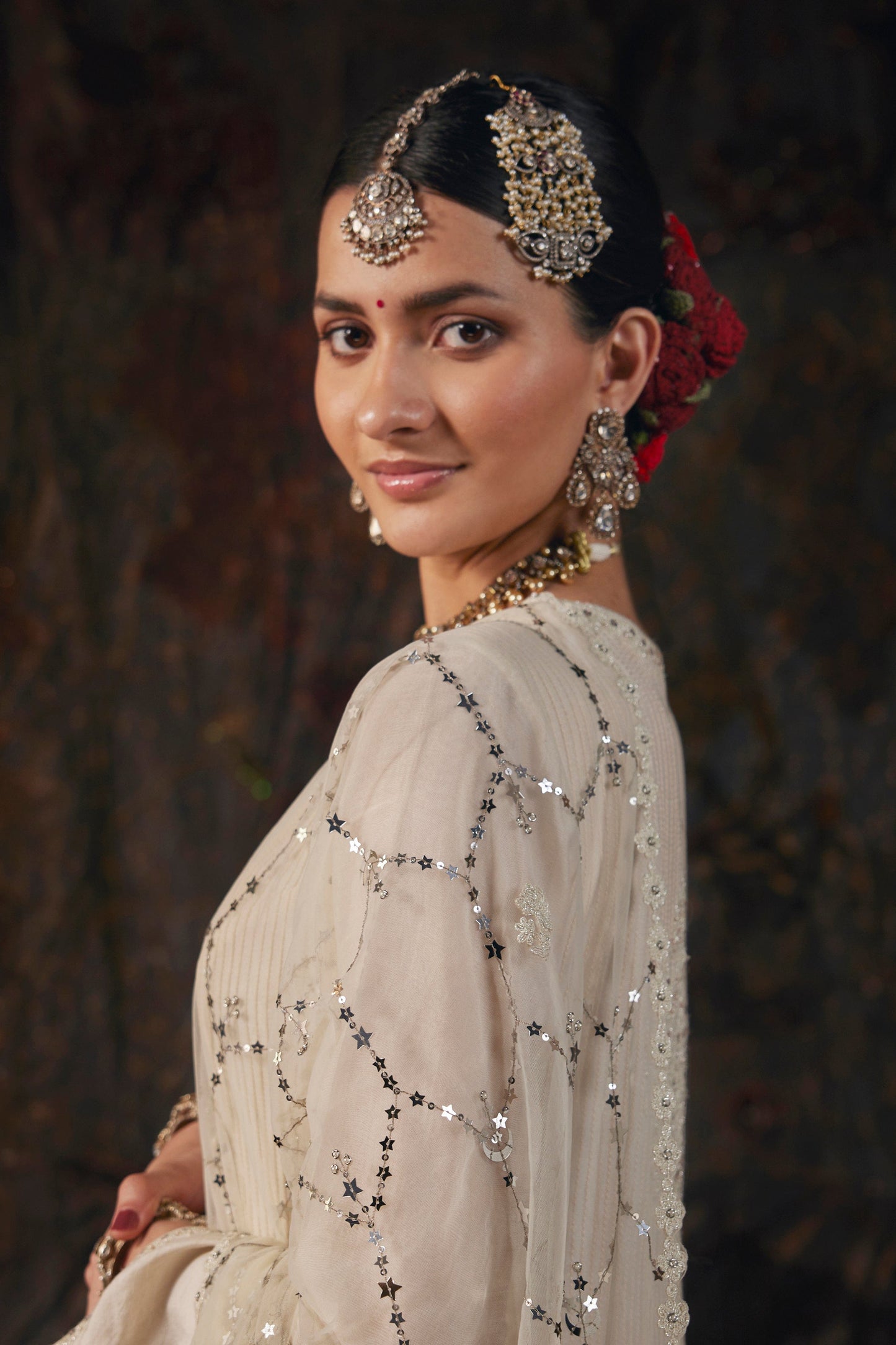 Pristine Ivory Kalidar Set