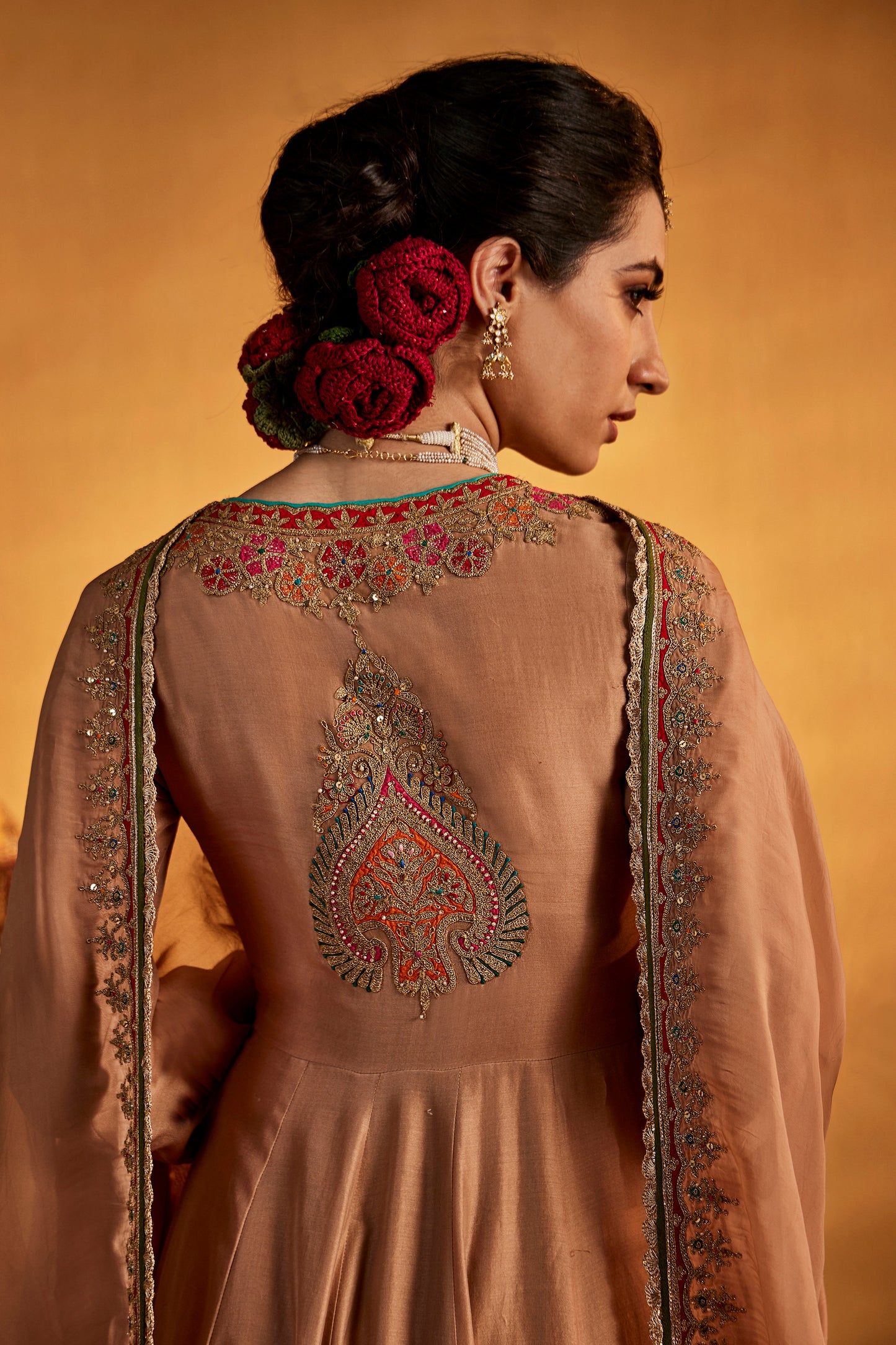 Cinnamon Silk Kalidar Set