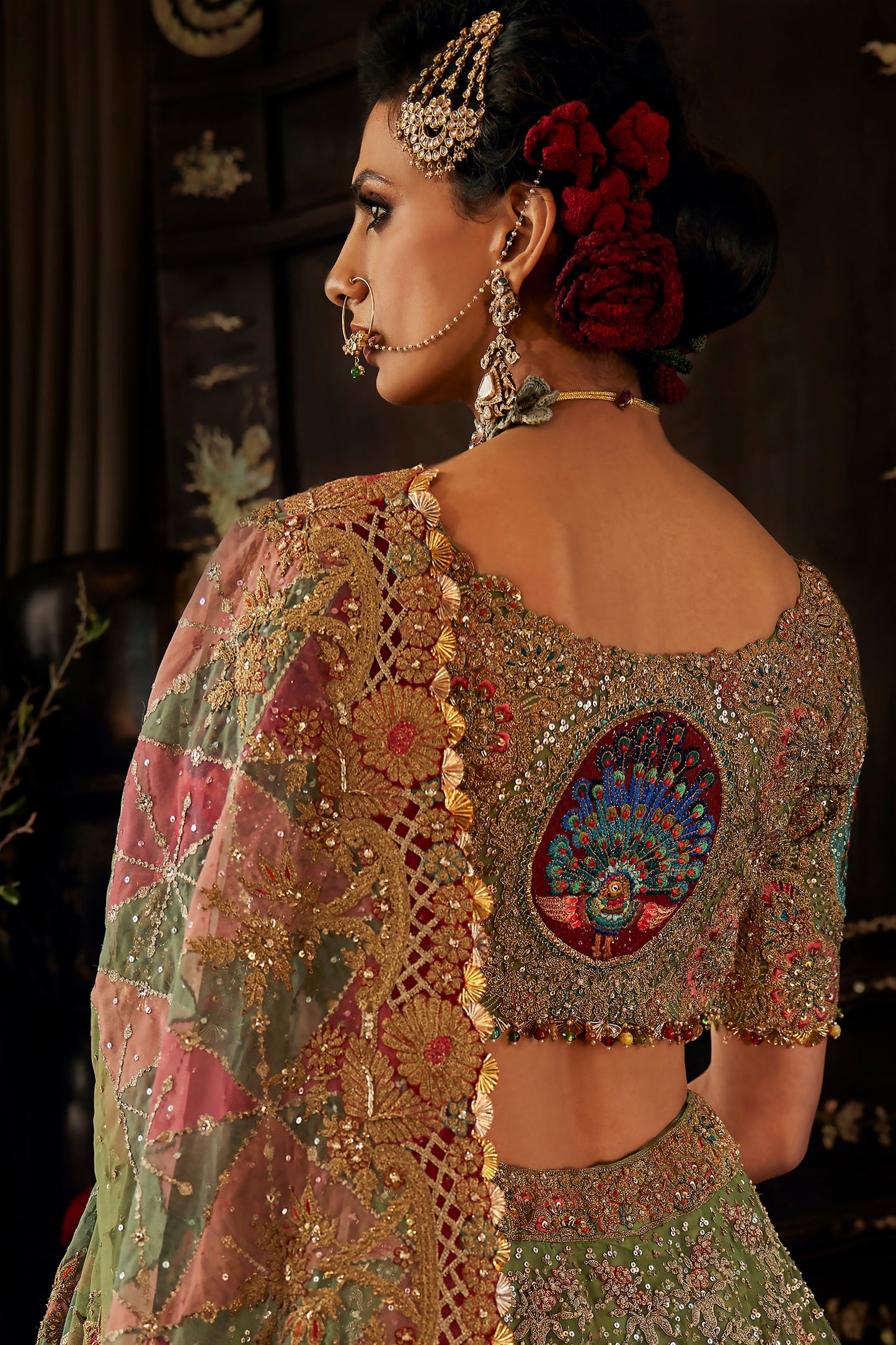 Occidental Seafoam Lehenga