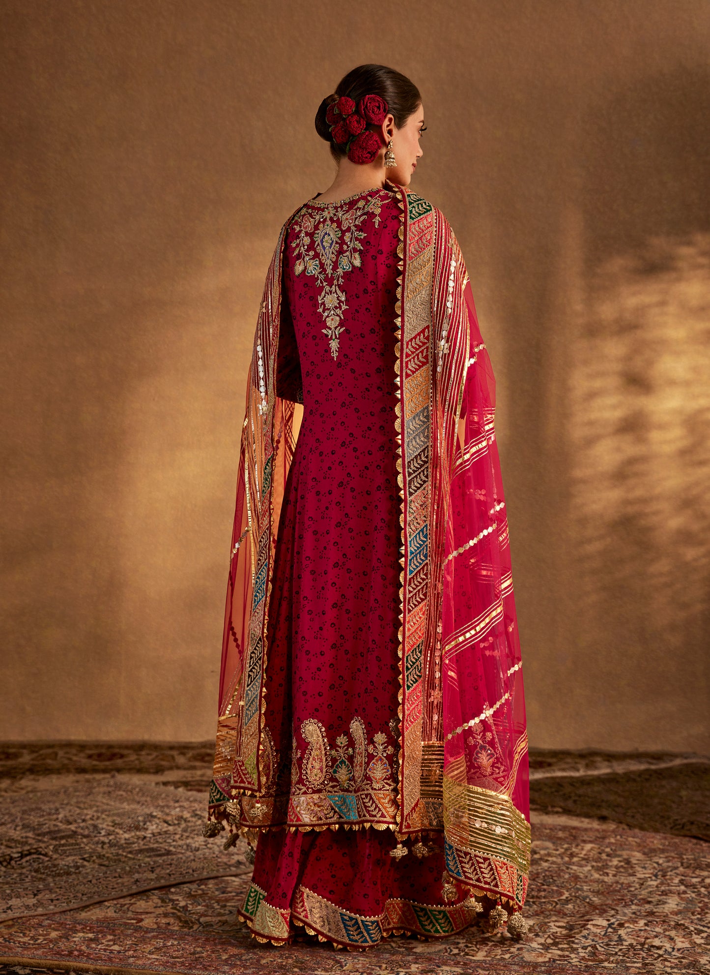 Deep Pink Kurta-Sharara Set