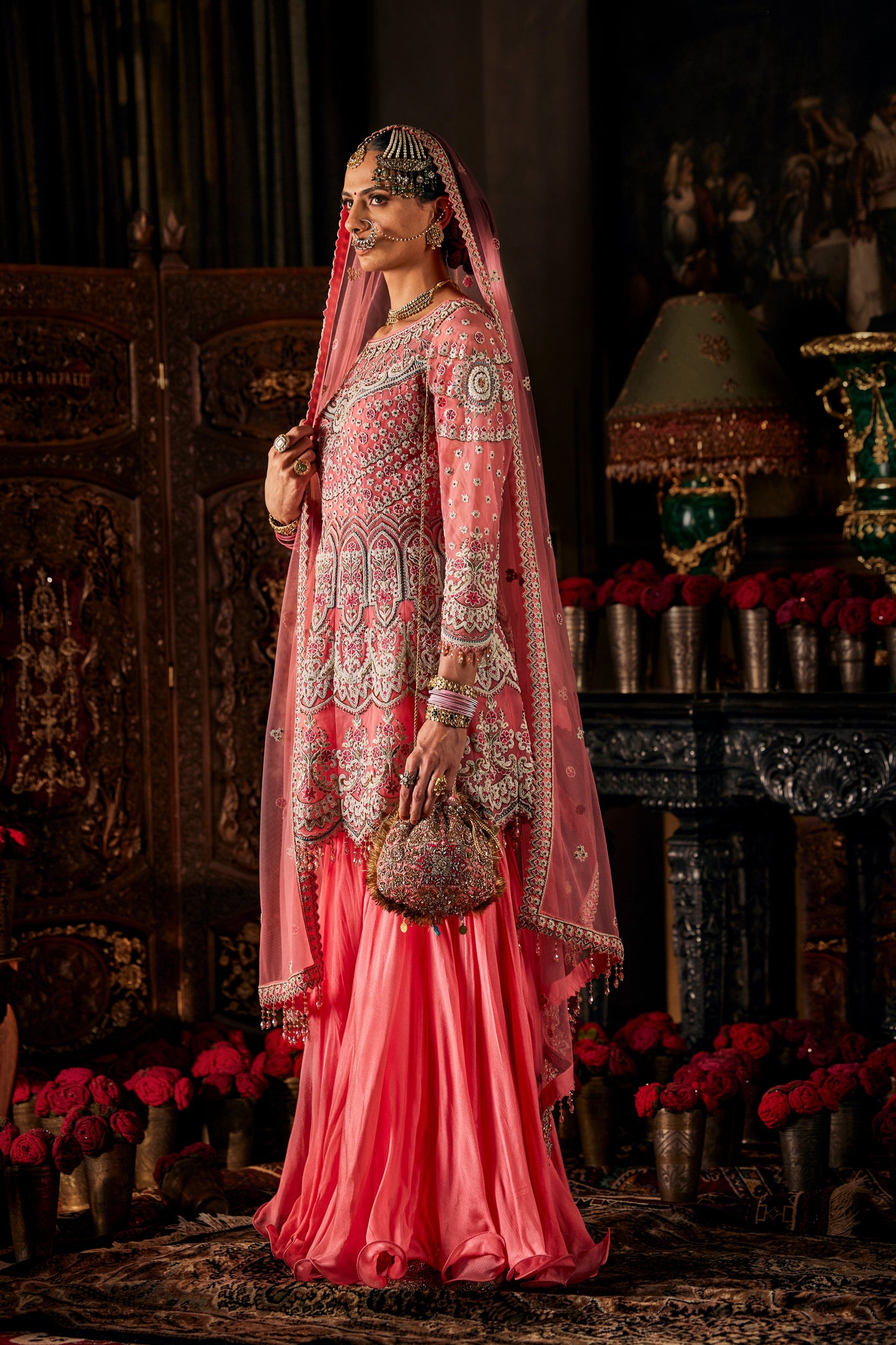 Pink Tulle Sharara