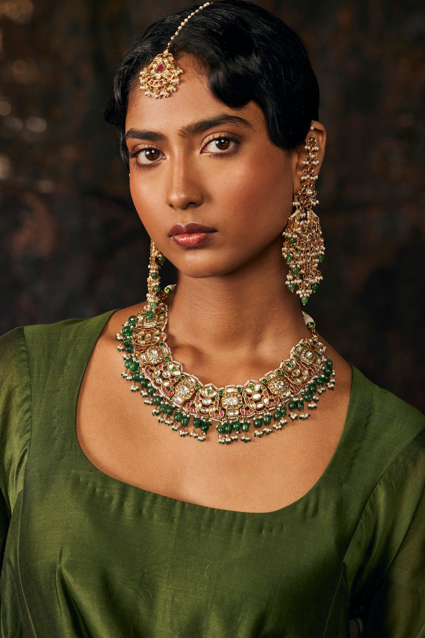 Mughal Panna Jadau Choker