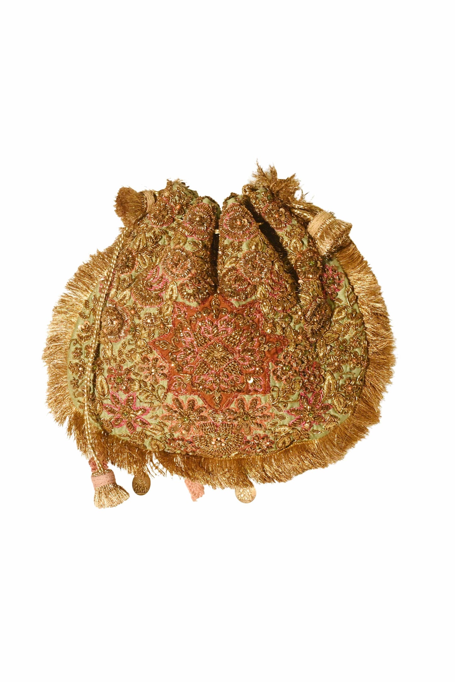 Pistachio Green Naqsh Noor Potli