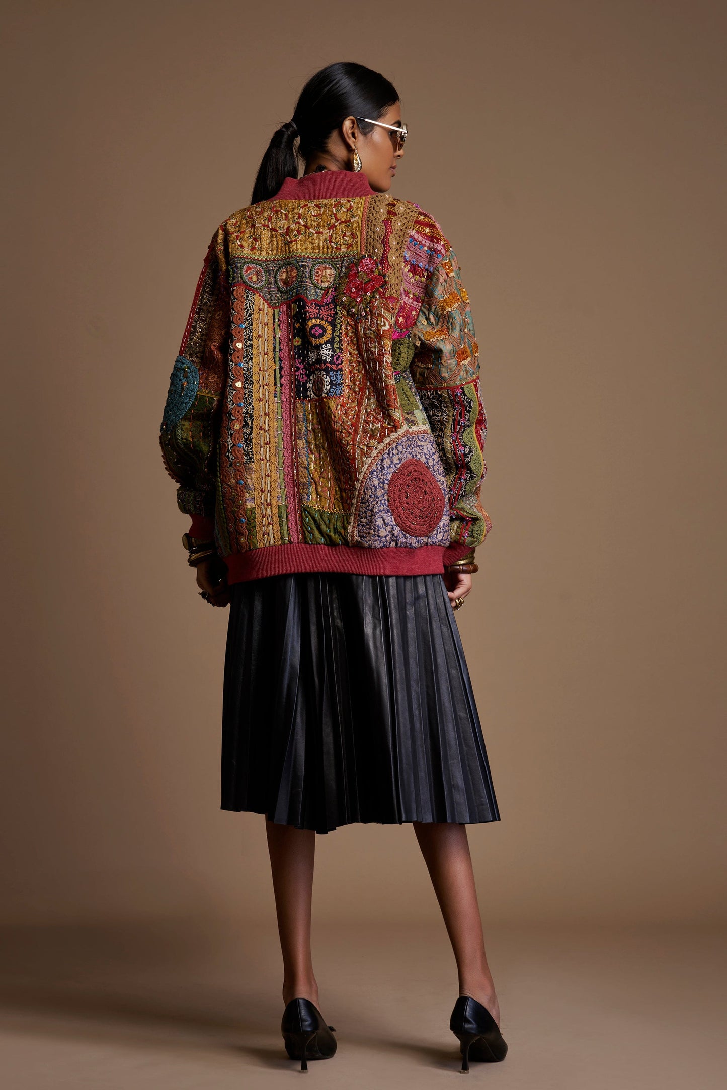 One of a Kind Ribbed Bomber Jacket