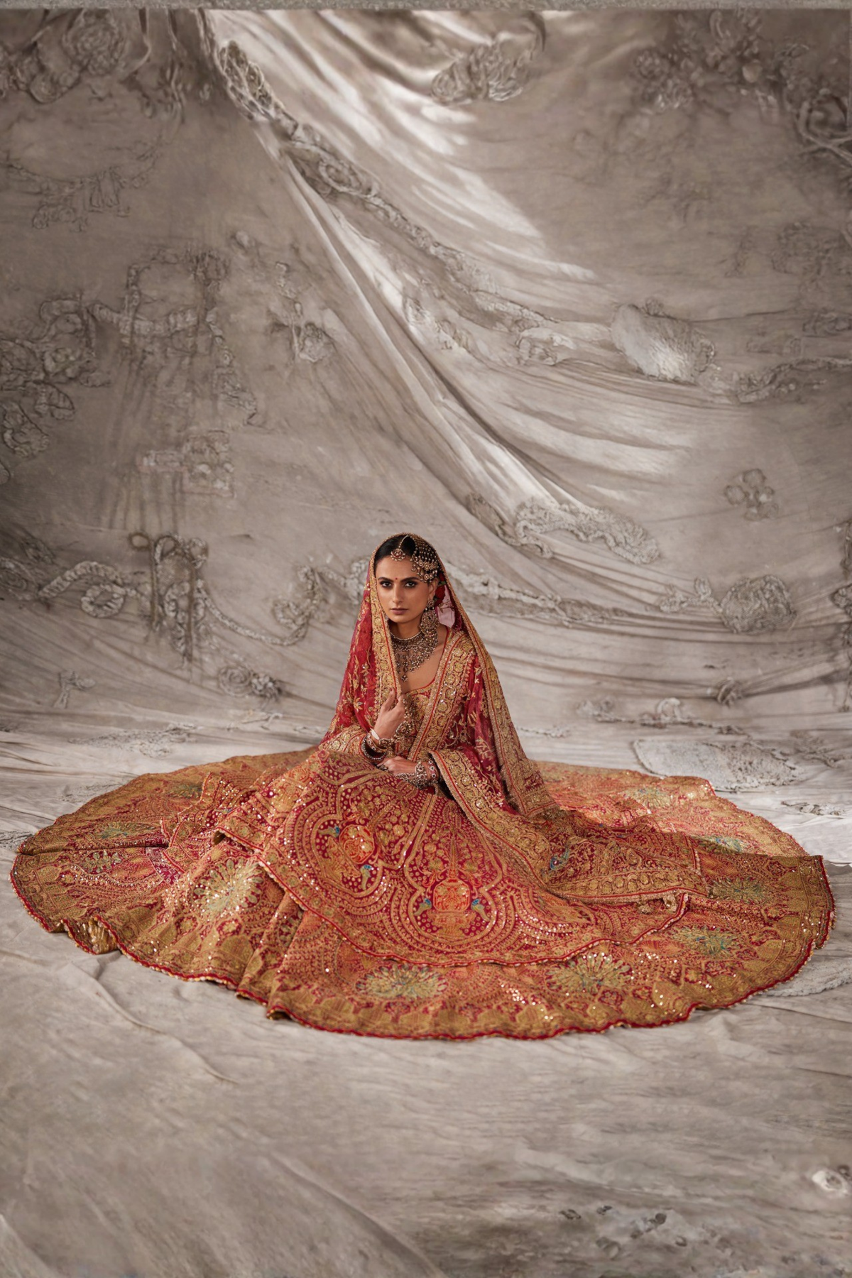 Deep Red Kalidar Set