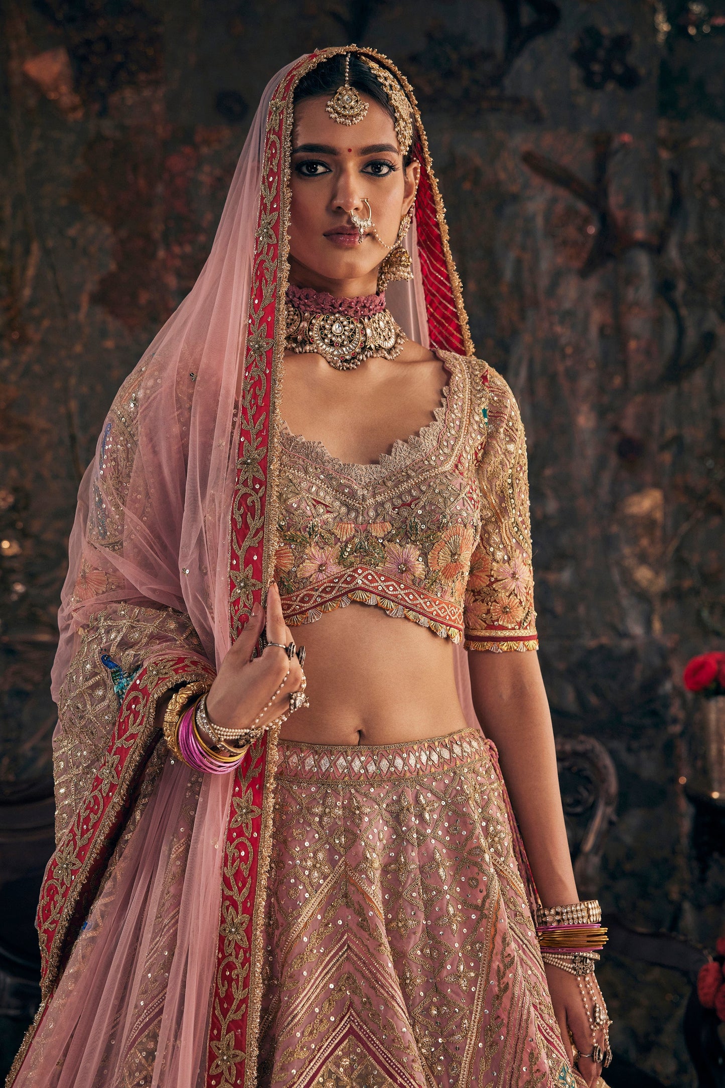 A Blush Pink Lehenga