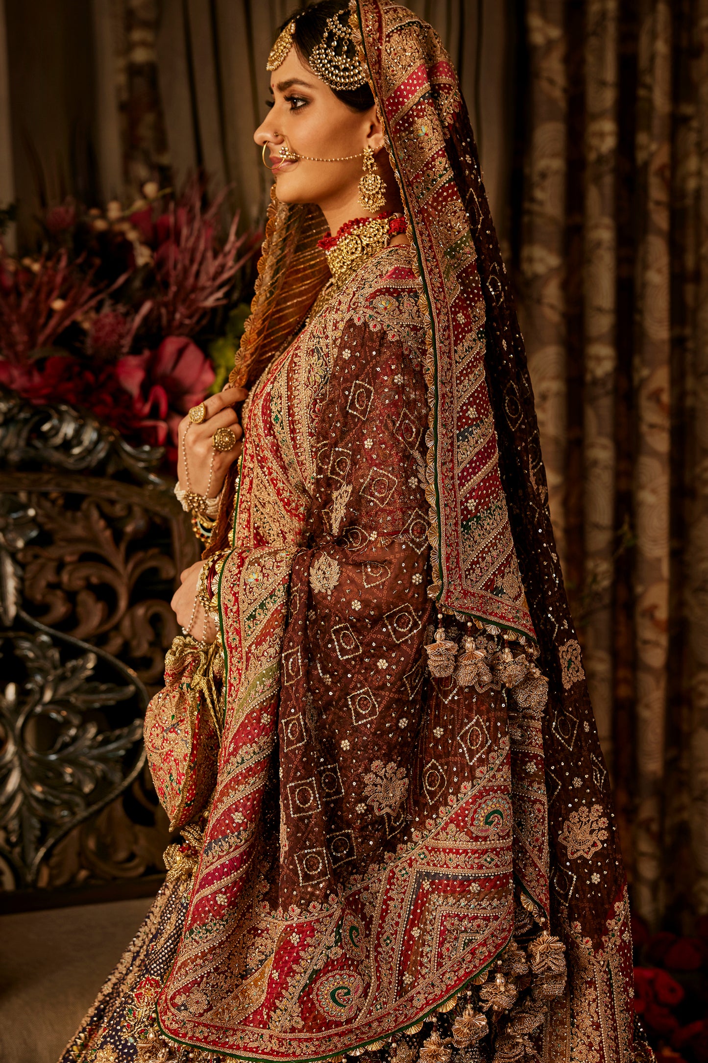 Deep Navy Blue Lehenga