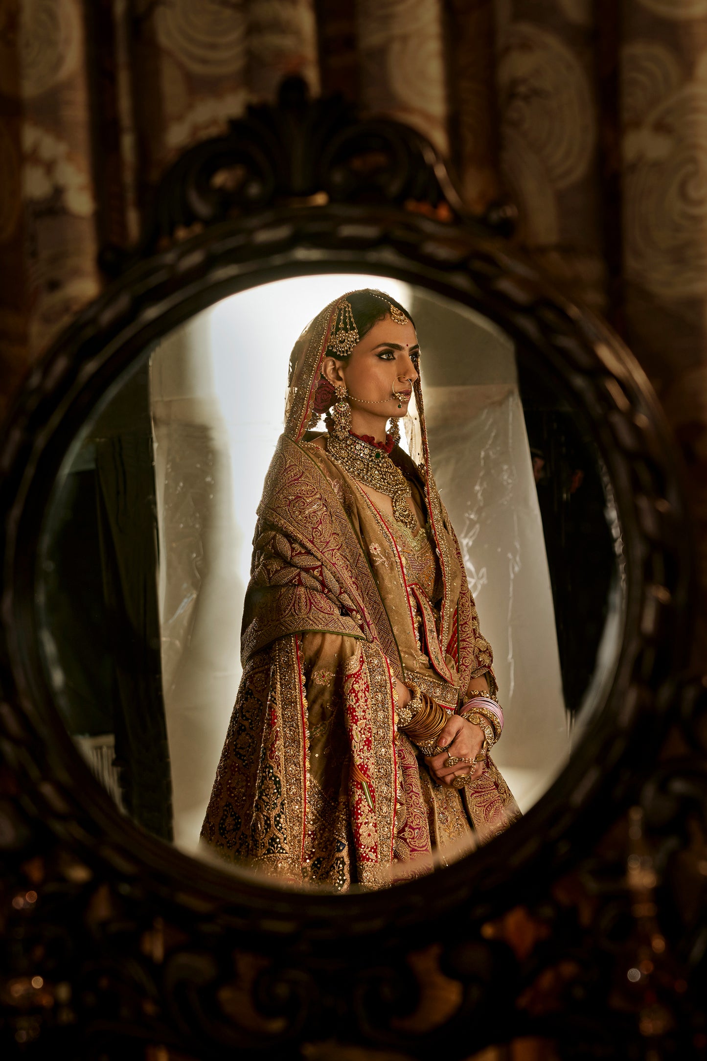 Earthy Gold Lehenga