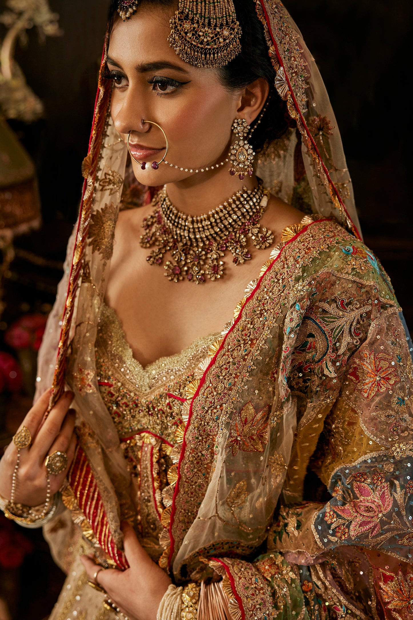 Ivory Mahal Lehenga