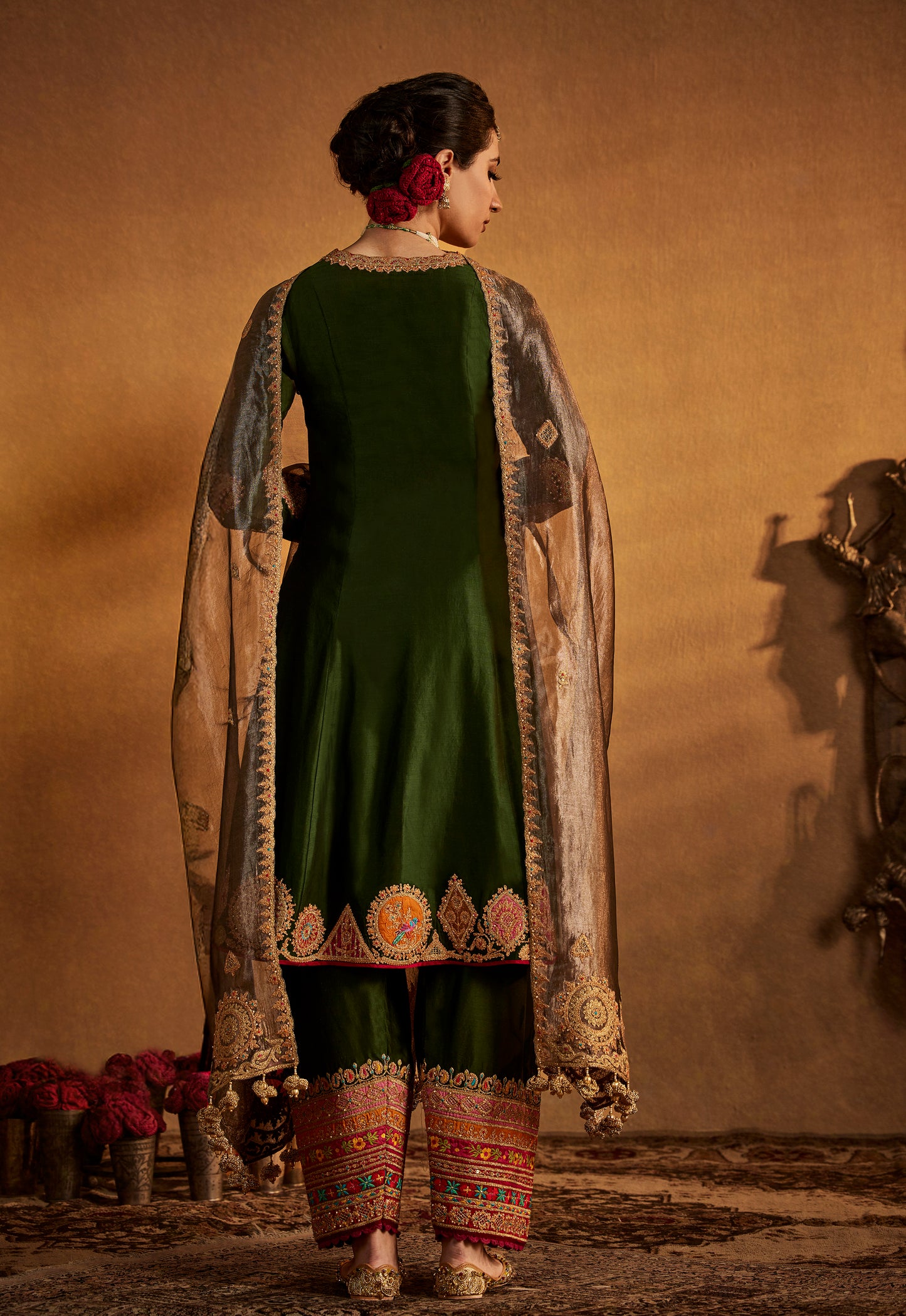 Deep Green Kurta Set