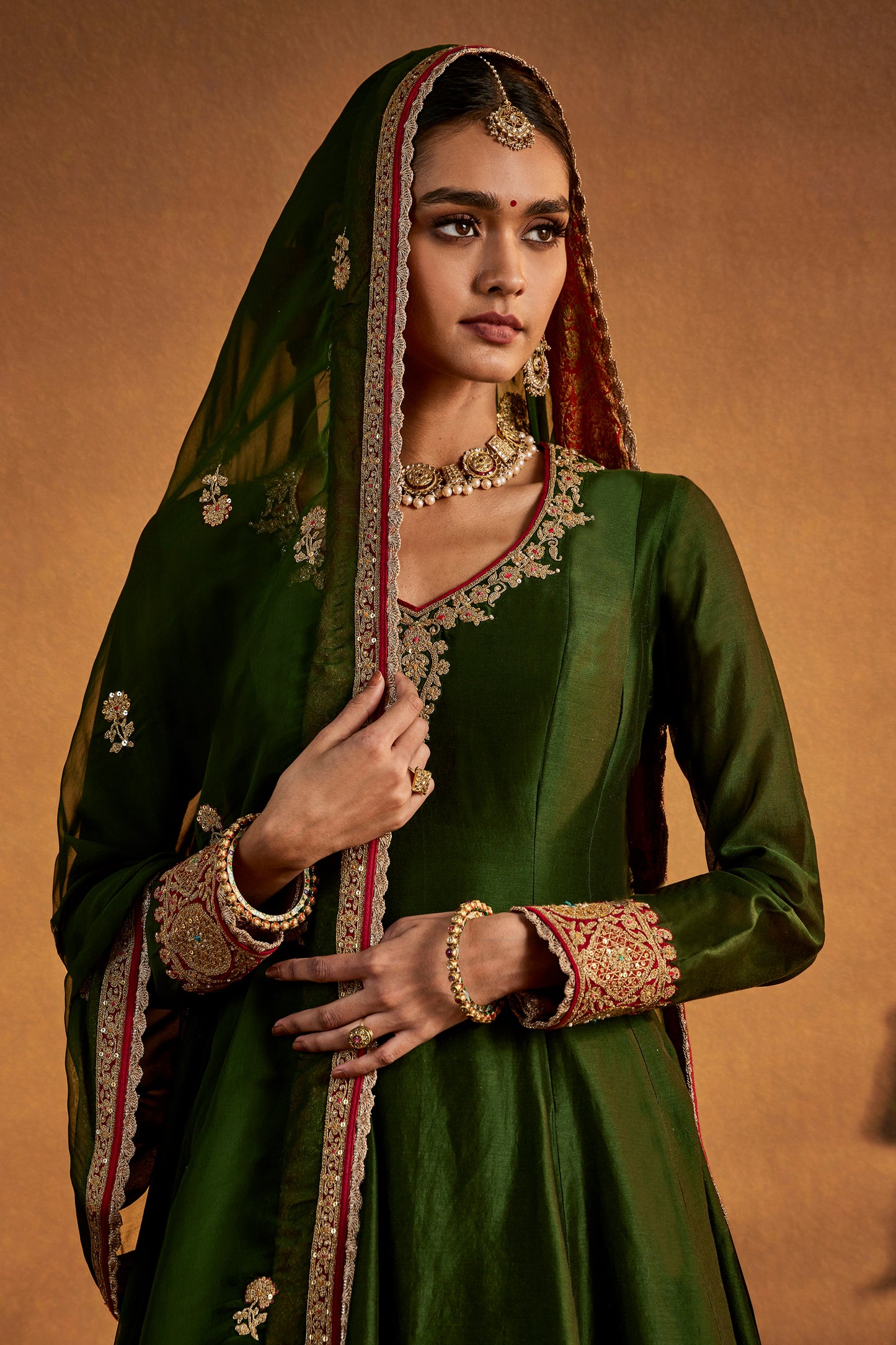 Juniper Green Sharara Set