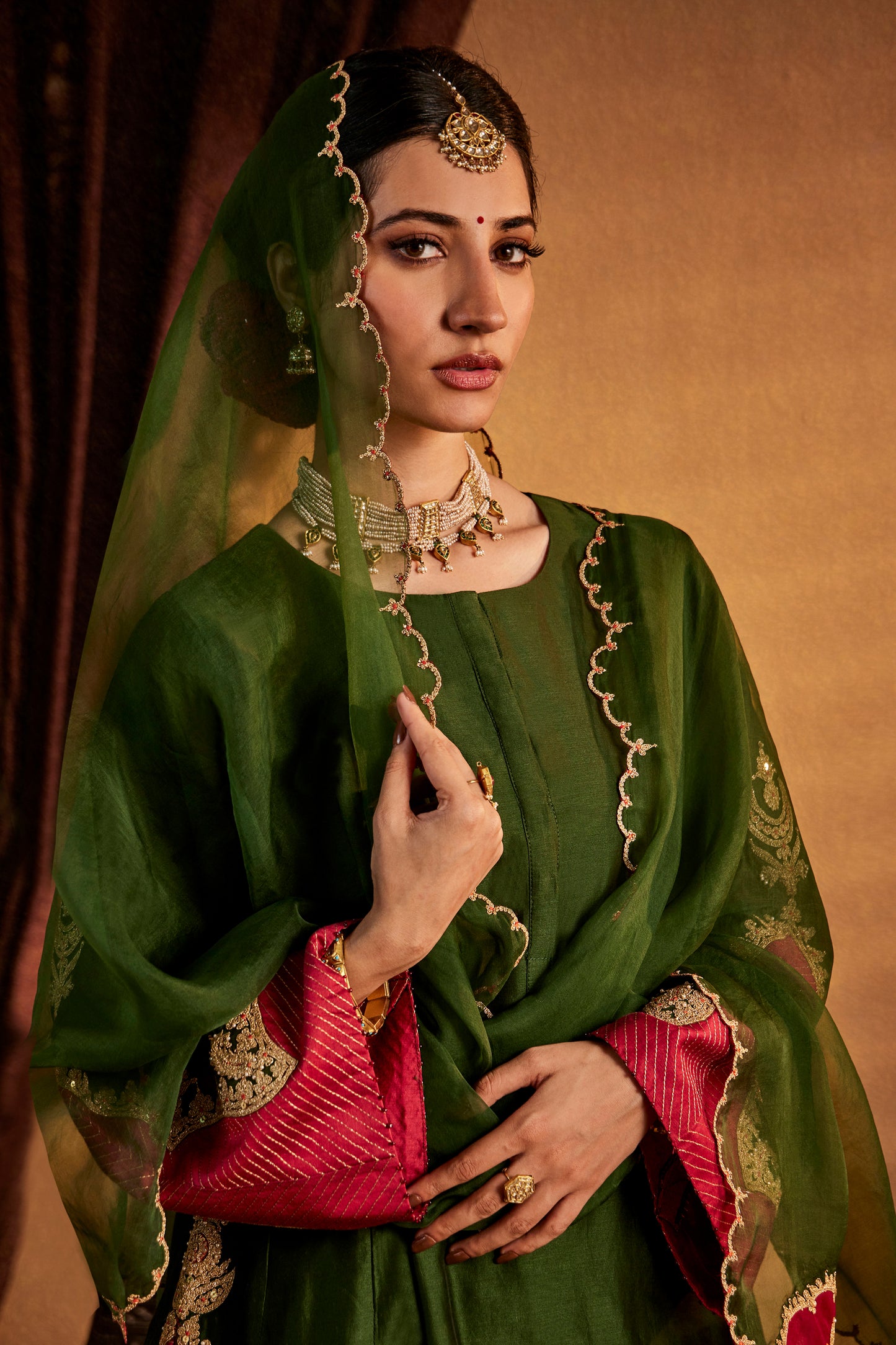 Deep Green Kurta Set