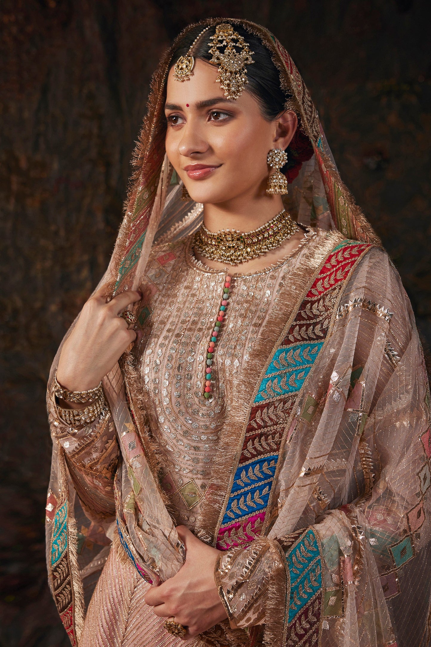 Soft Pink Kurti-Sharara Set