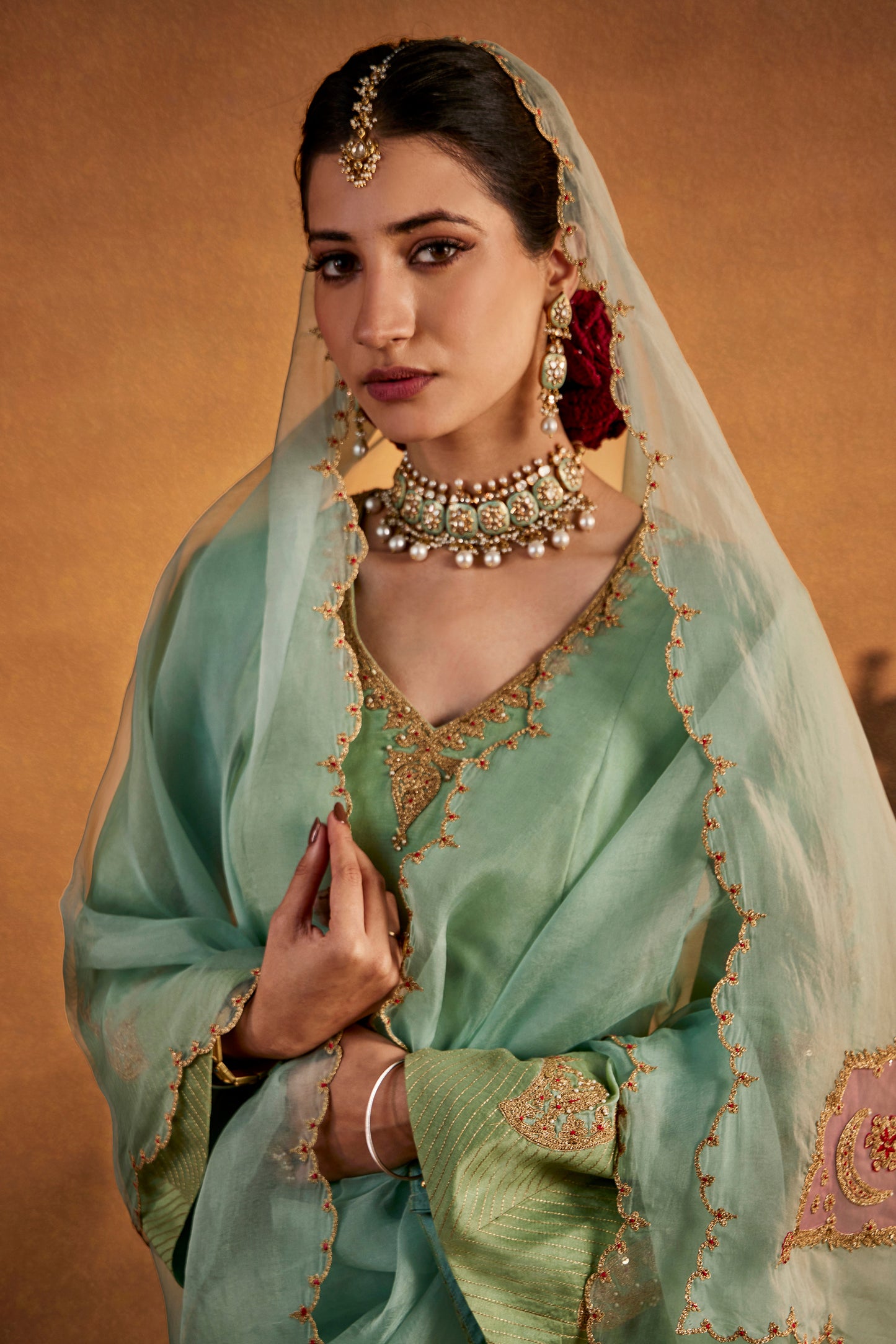 Frosted Blue Kurta Set