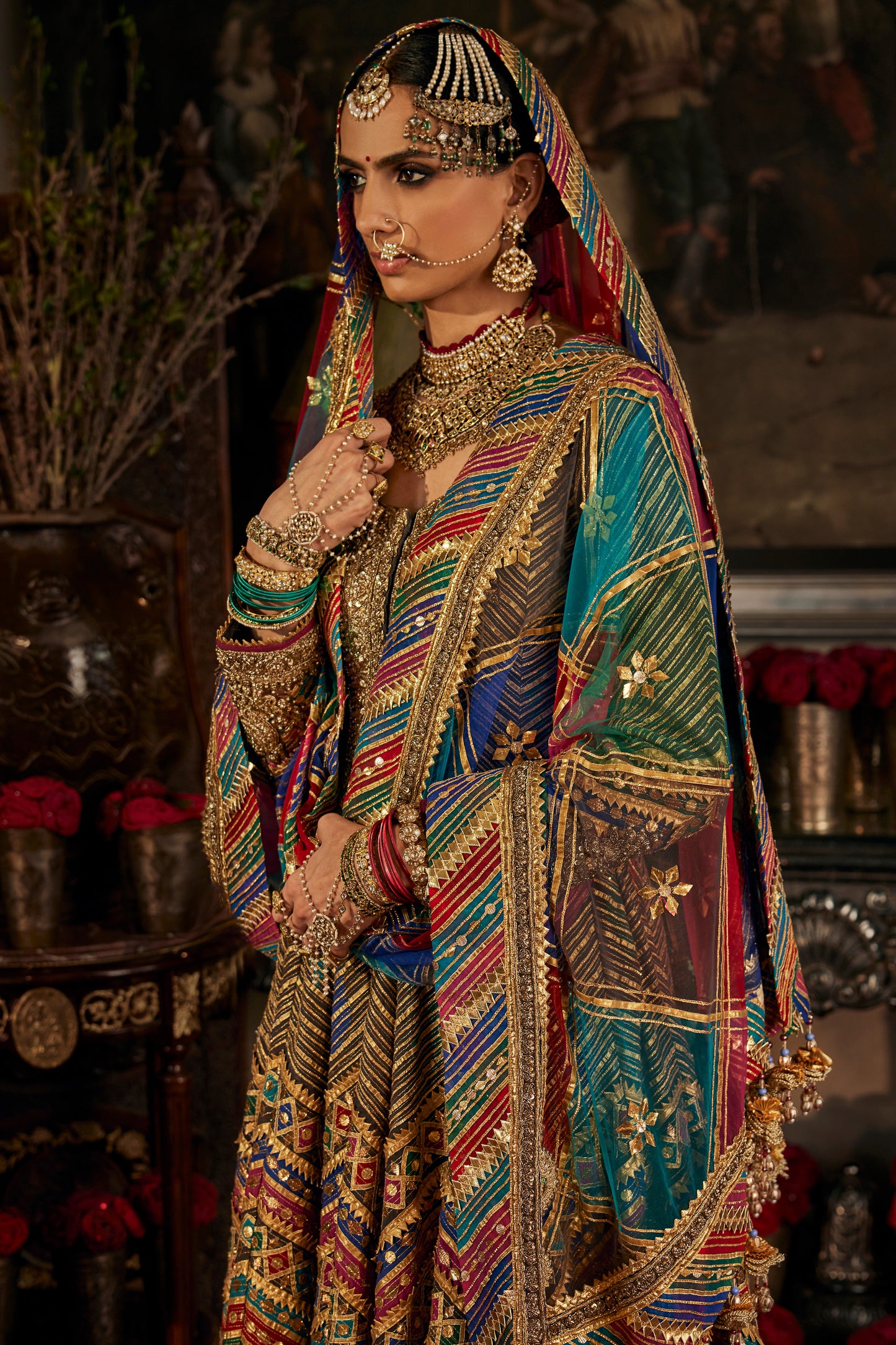 Charcoal Grey Tulle Kalidar
