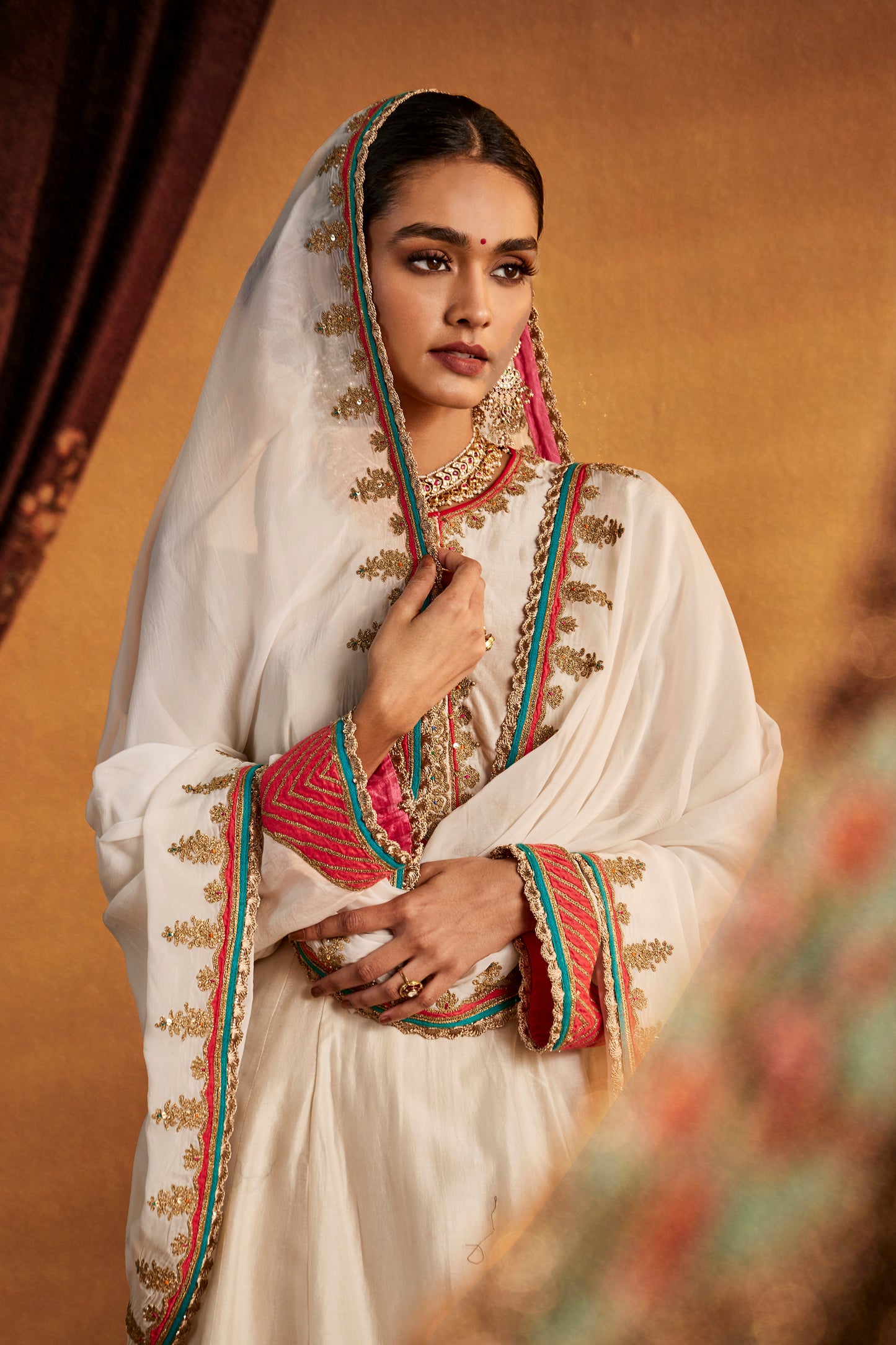 Ivory Kalidar Salwar Set