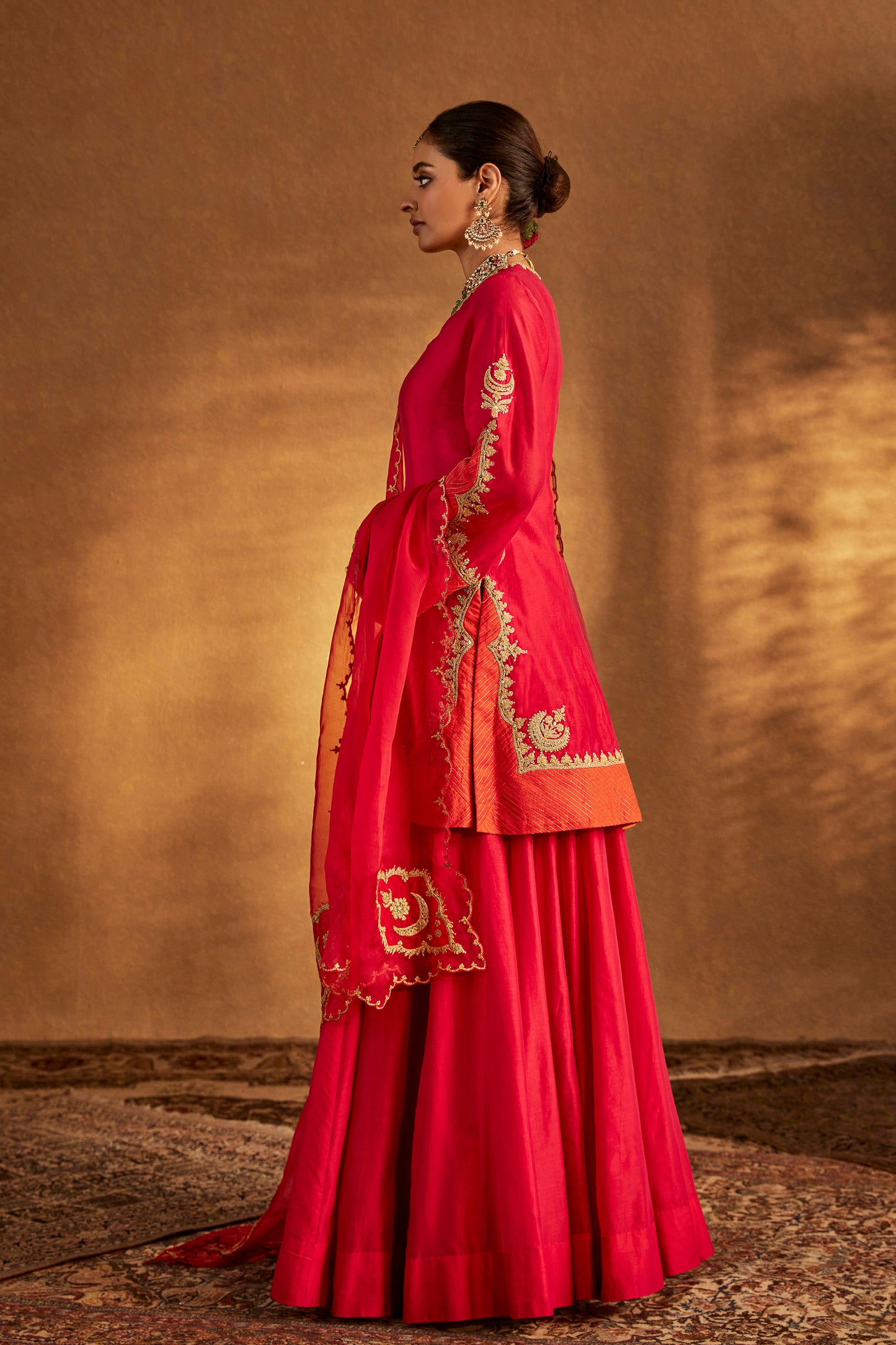 Rani Pink Sharara Set