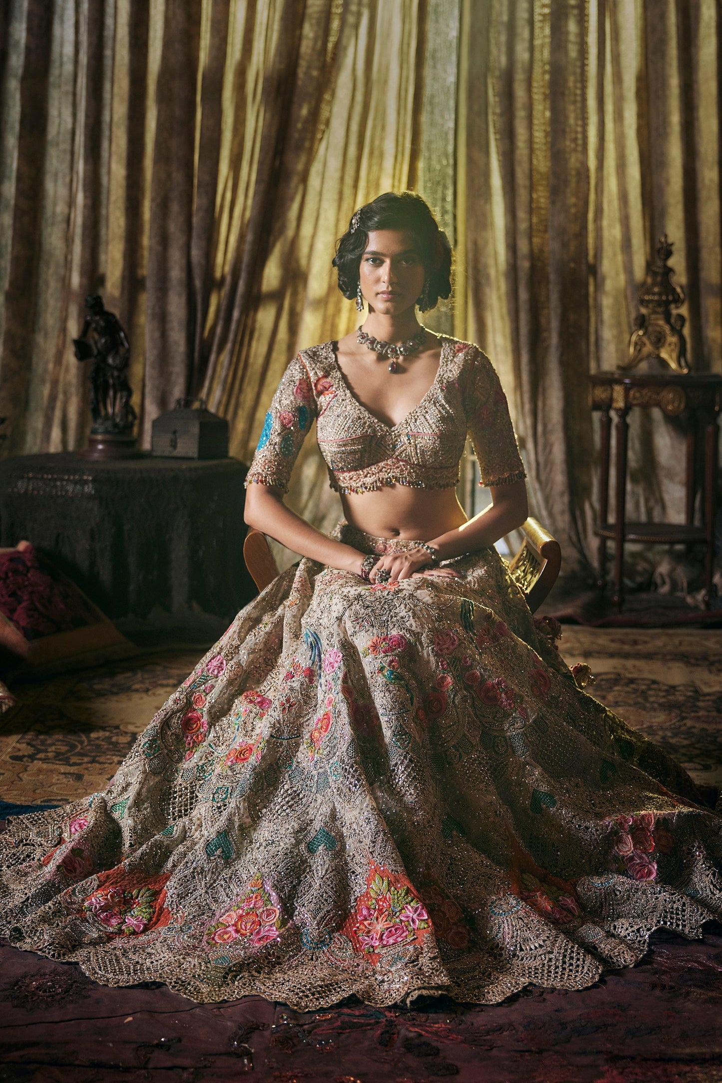 Pale Ivory Lehenga