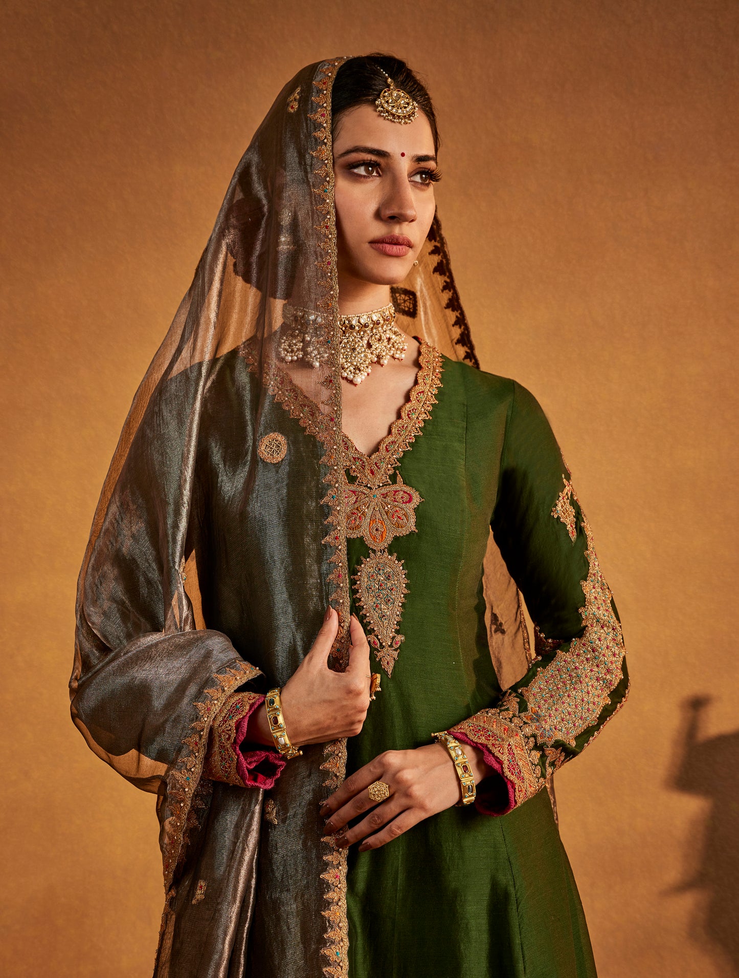 Deep Green Kurta Set