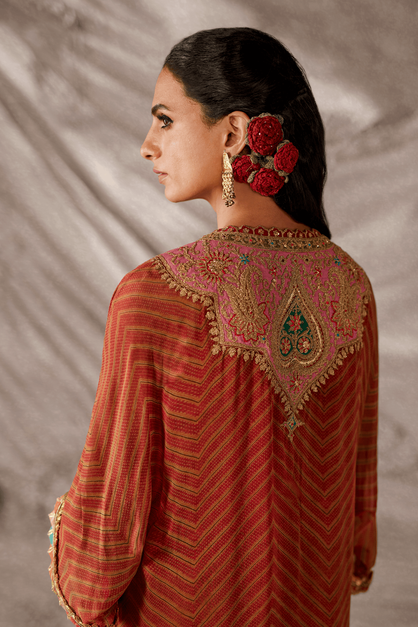Rust Kaftan Set