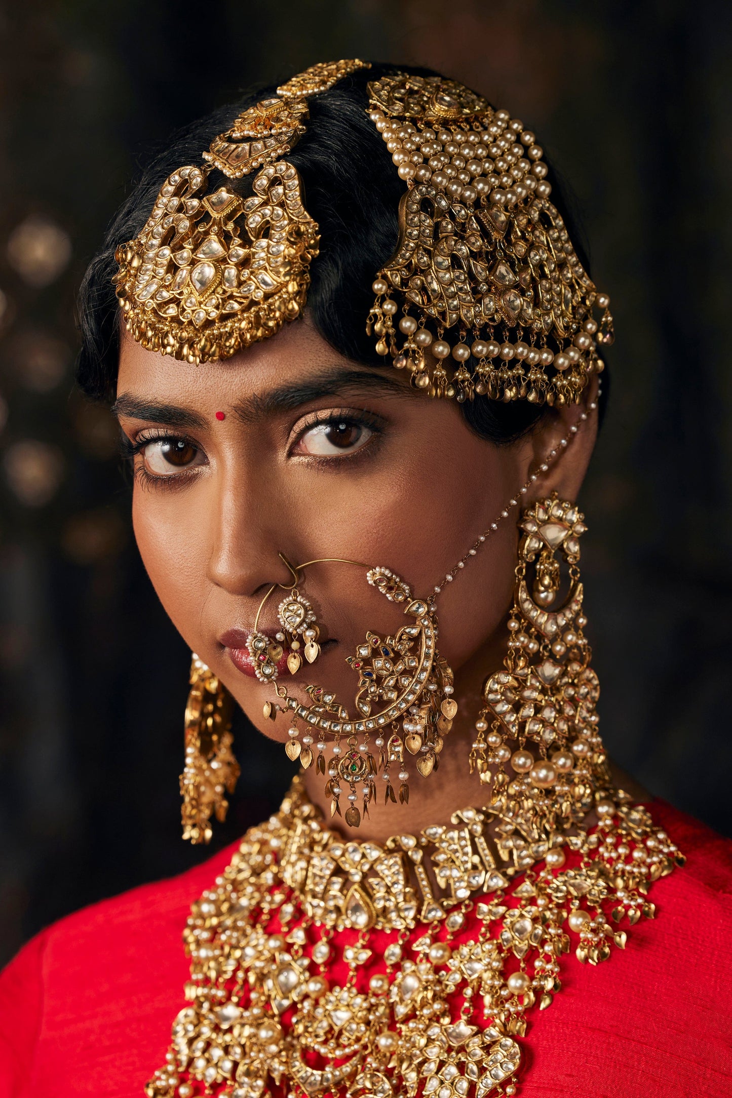 Patiala Peepal Patti Earrings