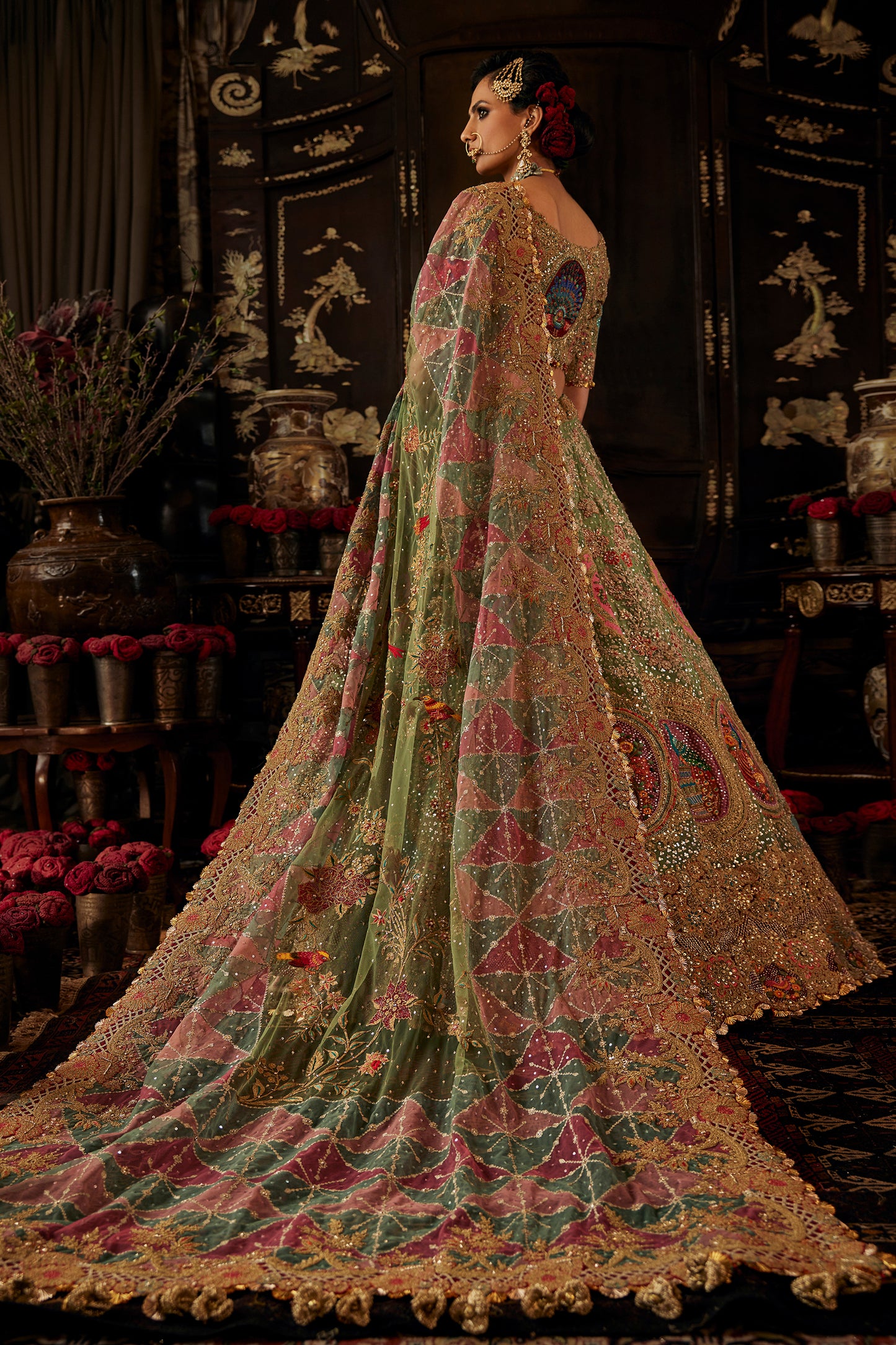 Occidental Seafoam Lehenga