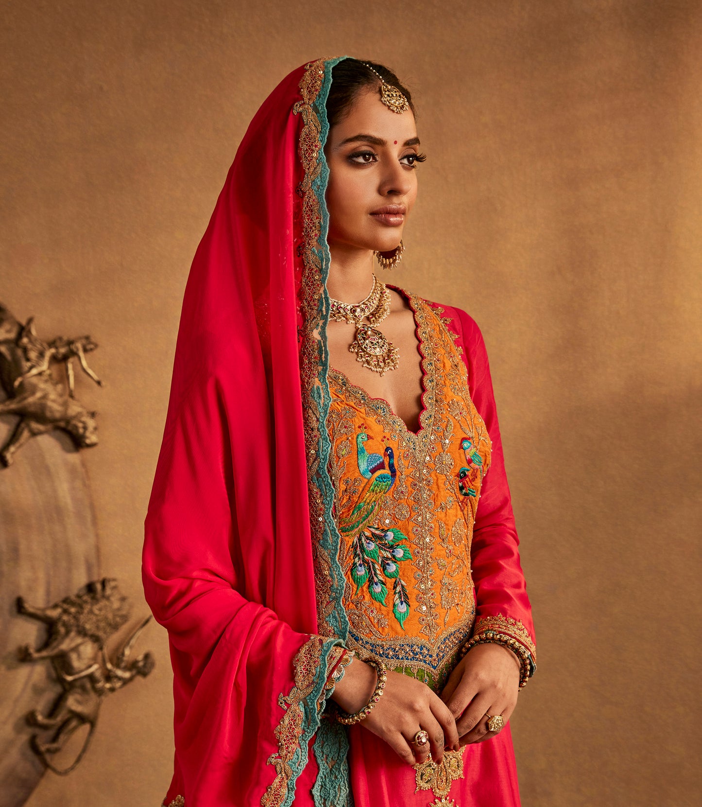 Rani Pink Kurta Set
