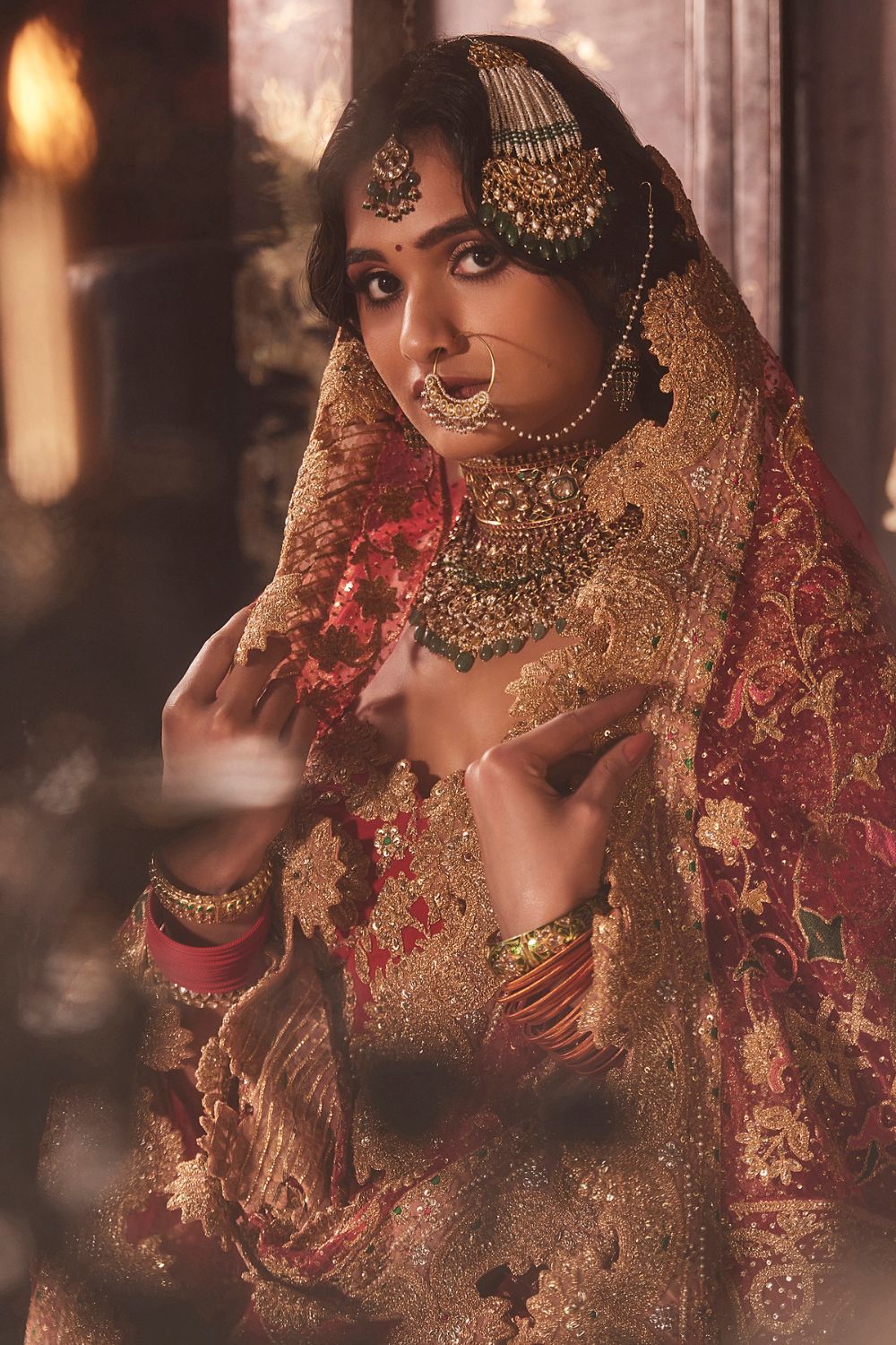 Deep Red Lehenga Set