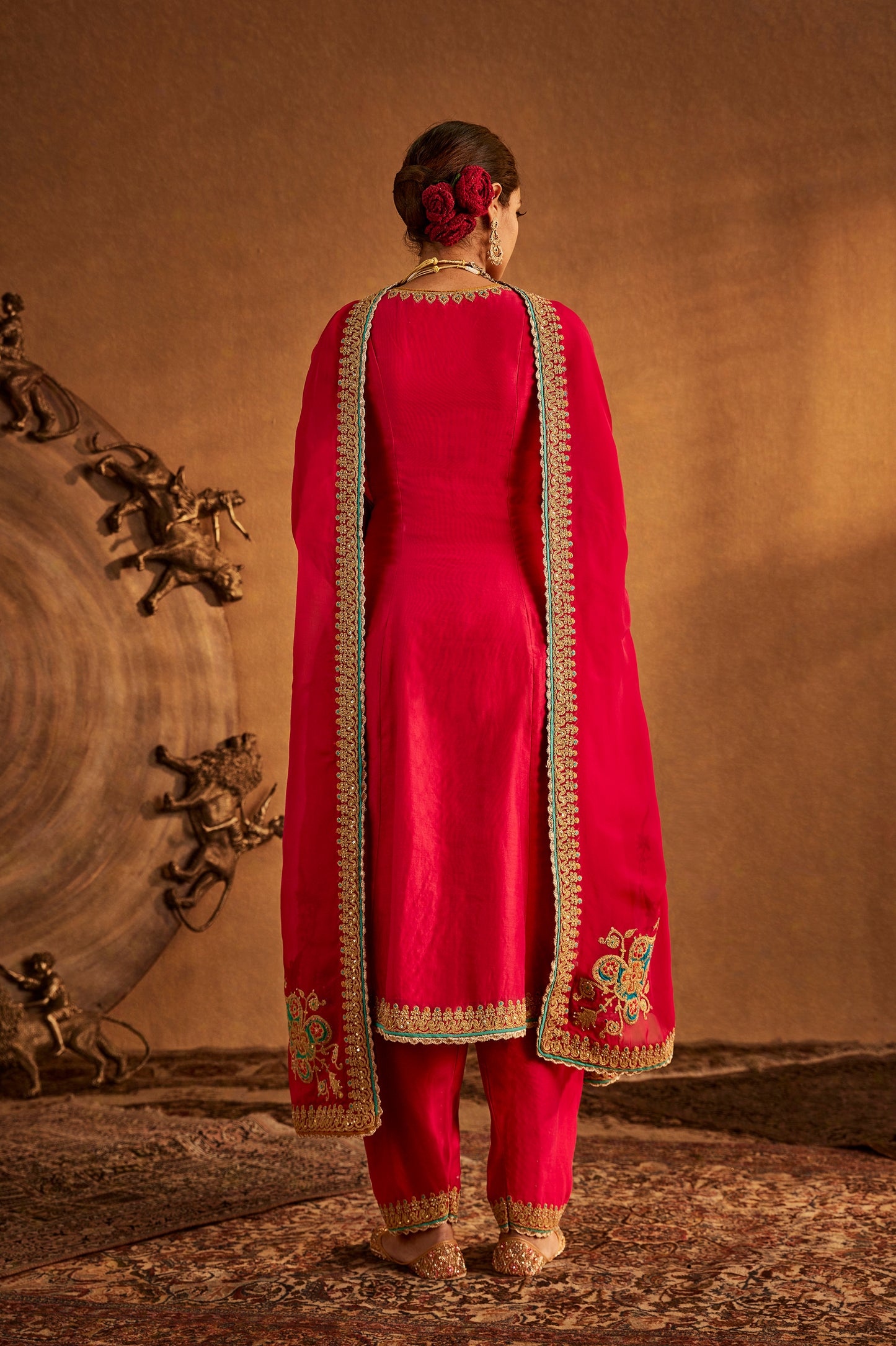 Rani Pink Kurta Set