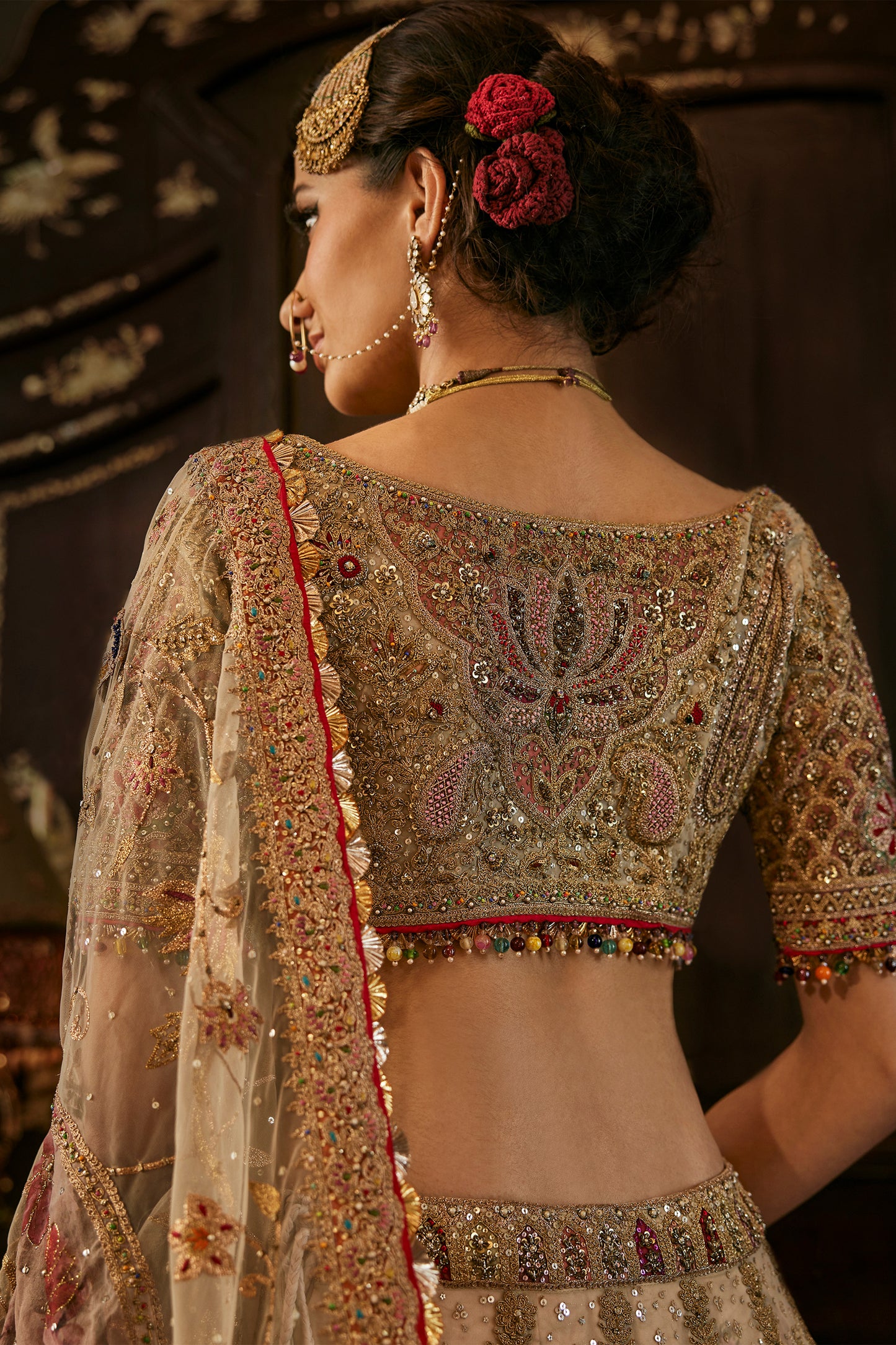 Ivory Mahal Lehenga