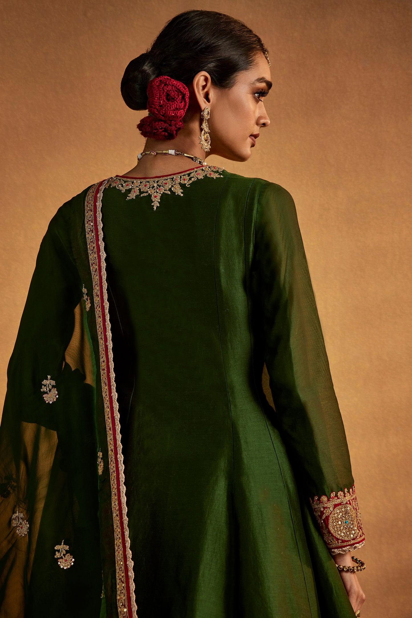Juniper Green Sharara Set