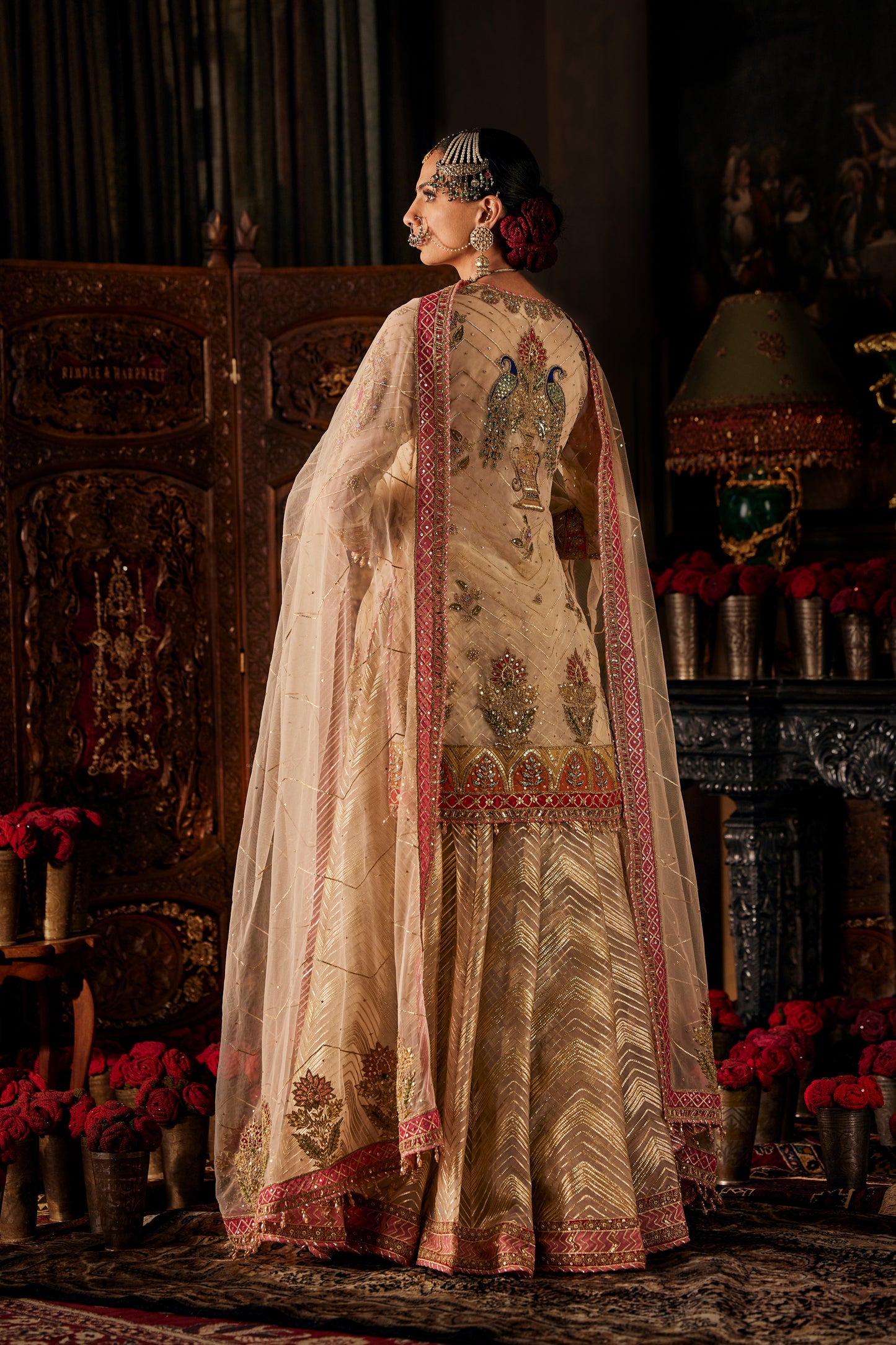 Ivory Tulle Sharara