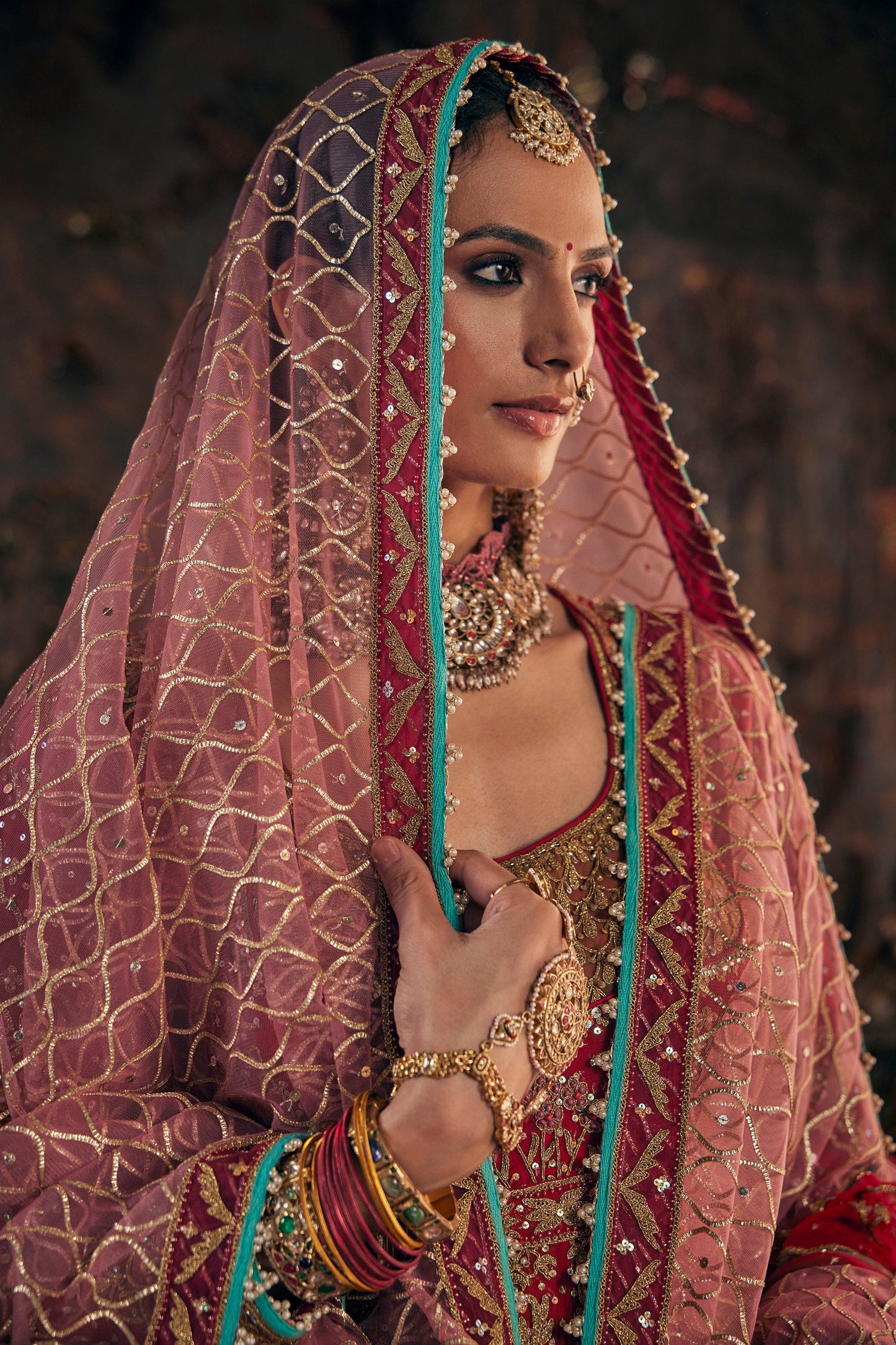 Ruby Red Kalidar Set